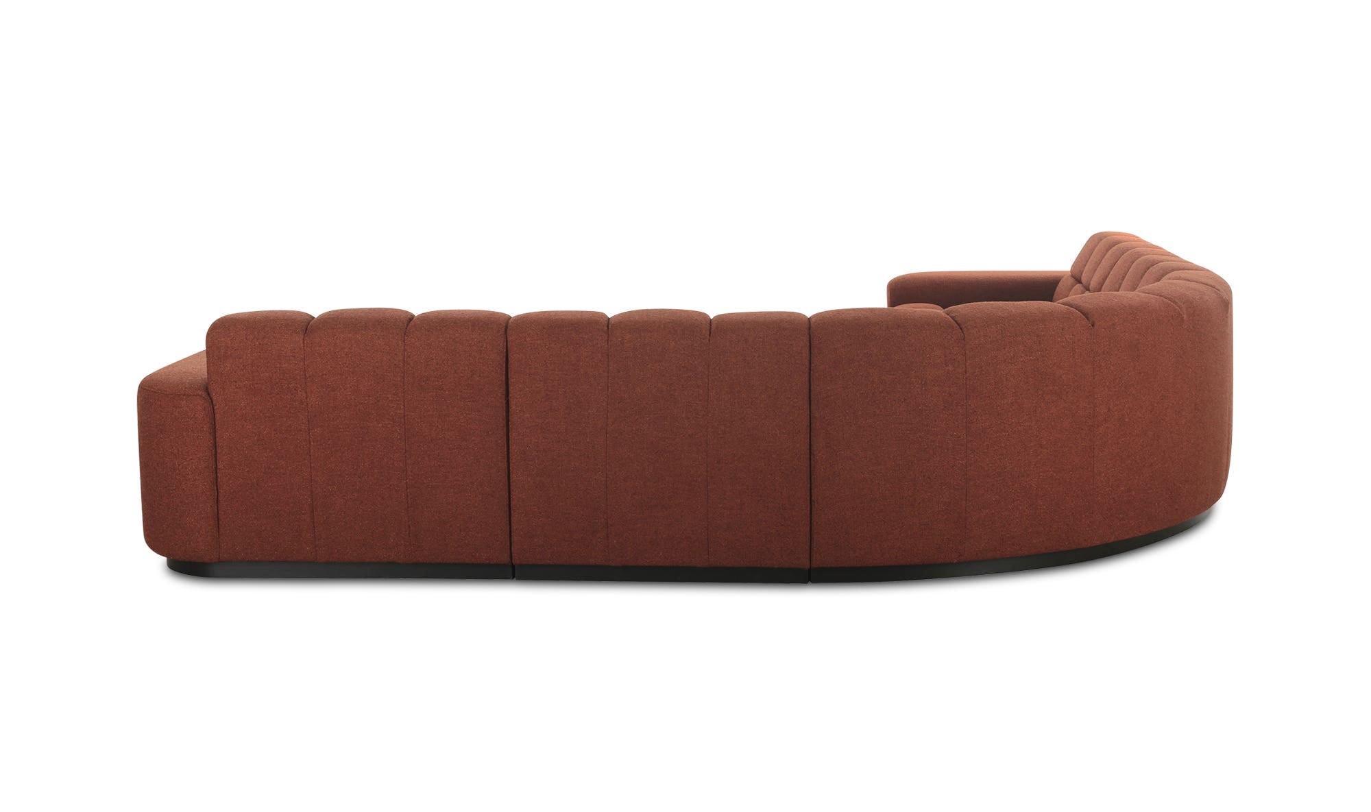 Roman L-Shaped Sectional Rust by Moe's Home Collection - view 13