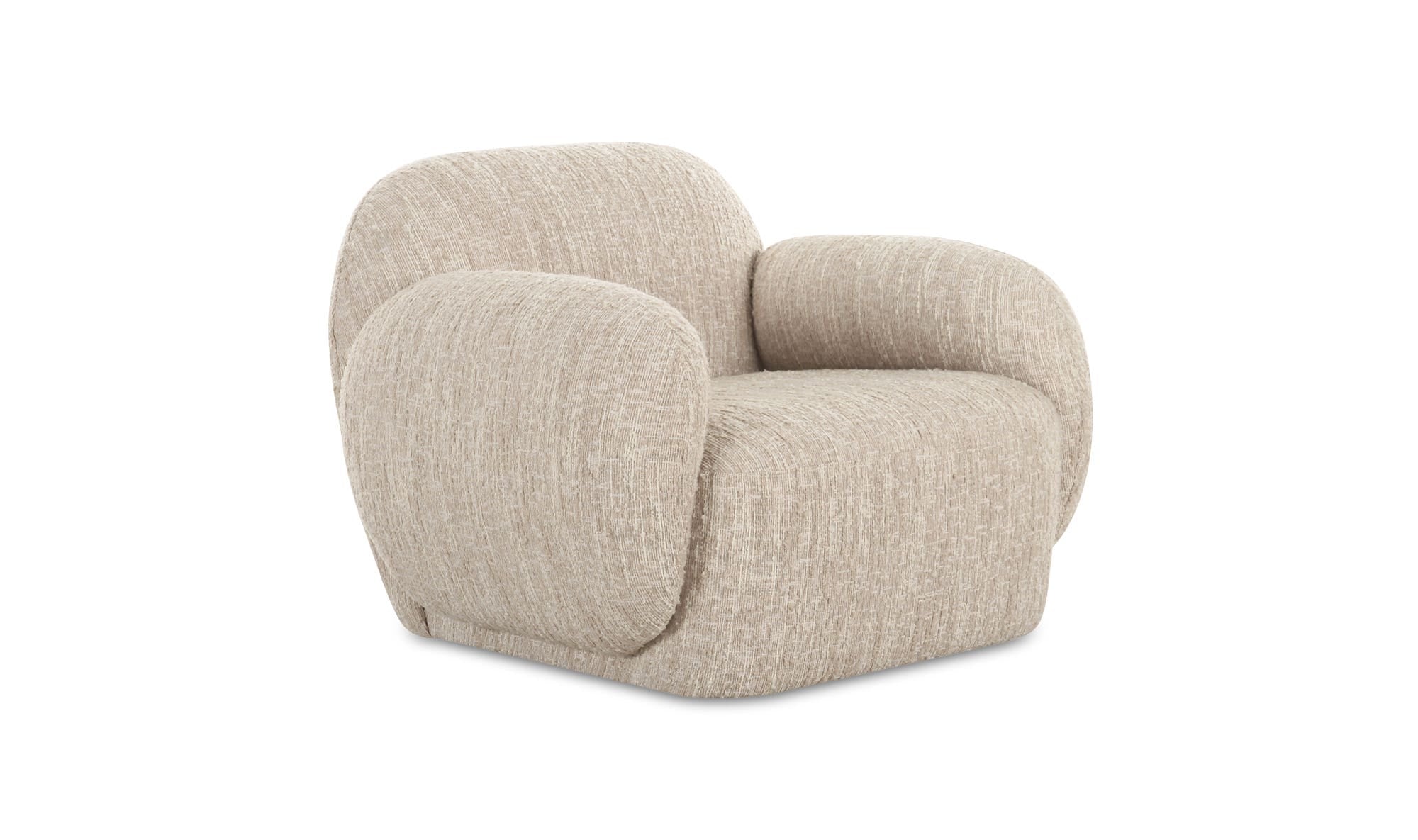 Hazel Lounge Chair Off White by Moe's Home Collection - view 8