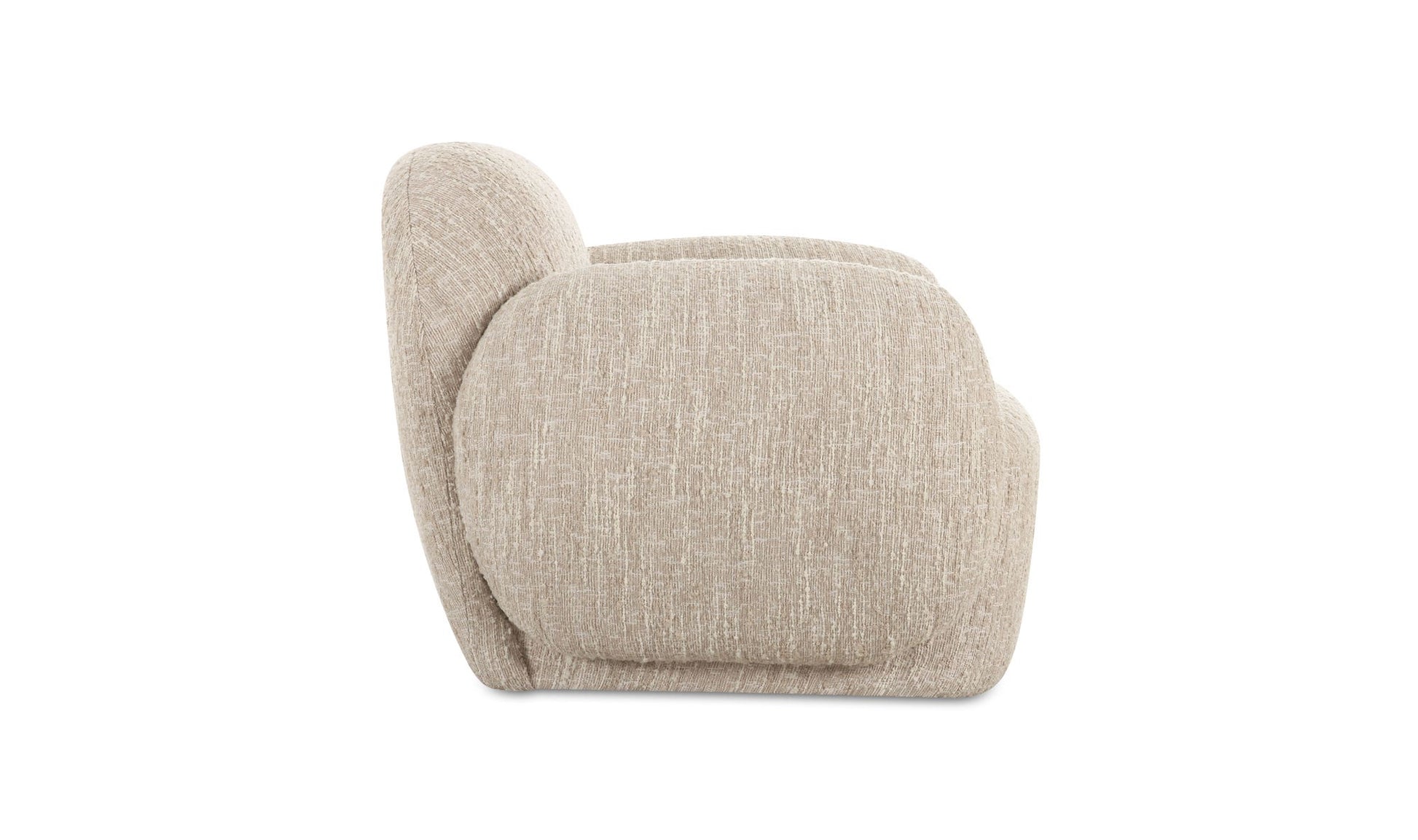 Hazel Lounge Chair Off White by Moe's Home Collection - view 9