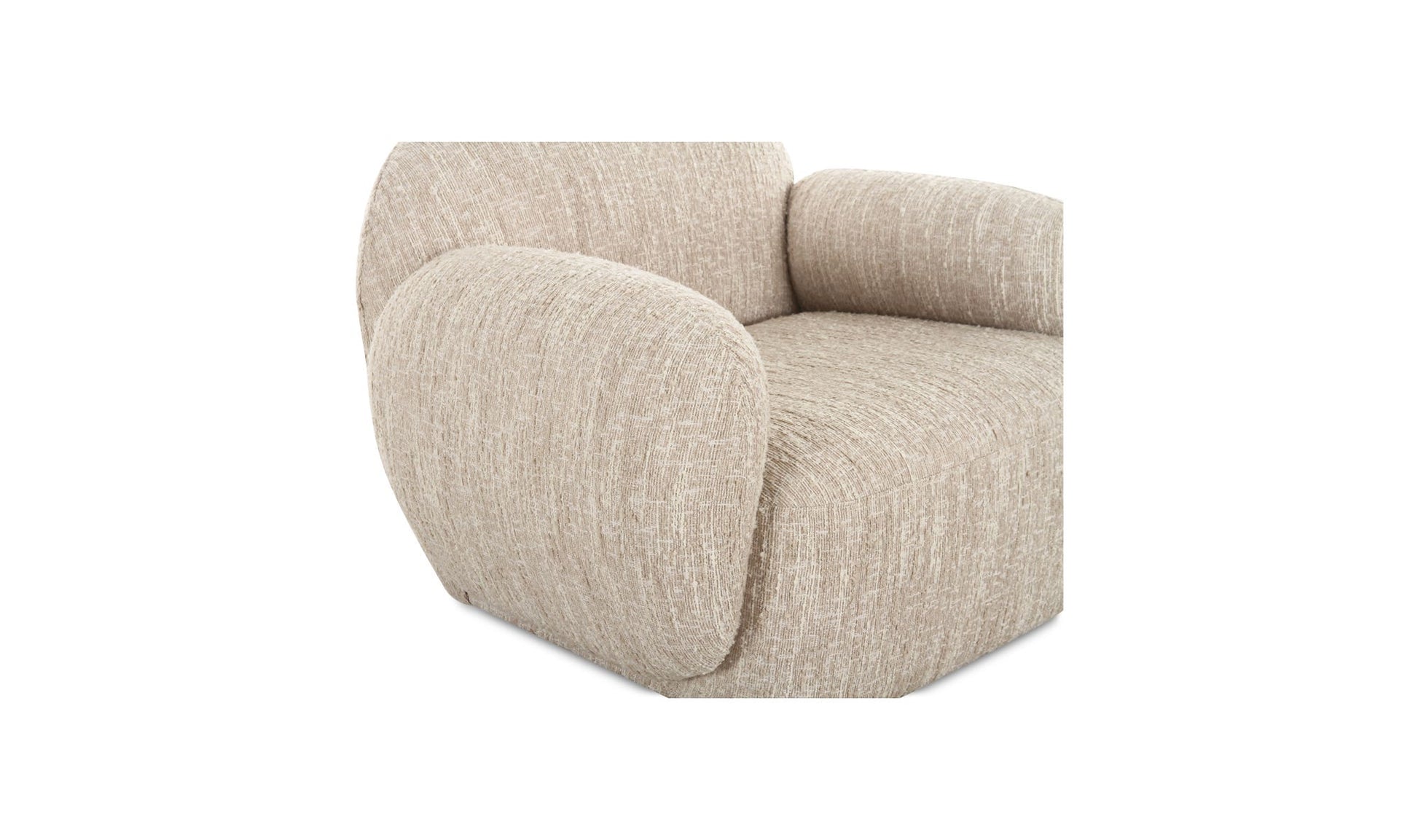 Hazel Lounge Chair Off White by Moe's Home Collection - view 12