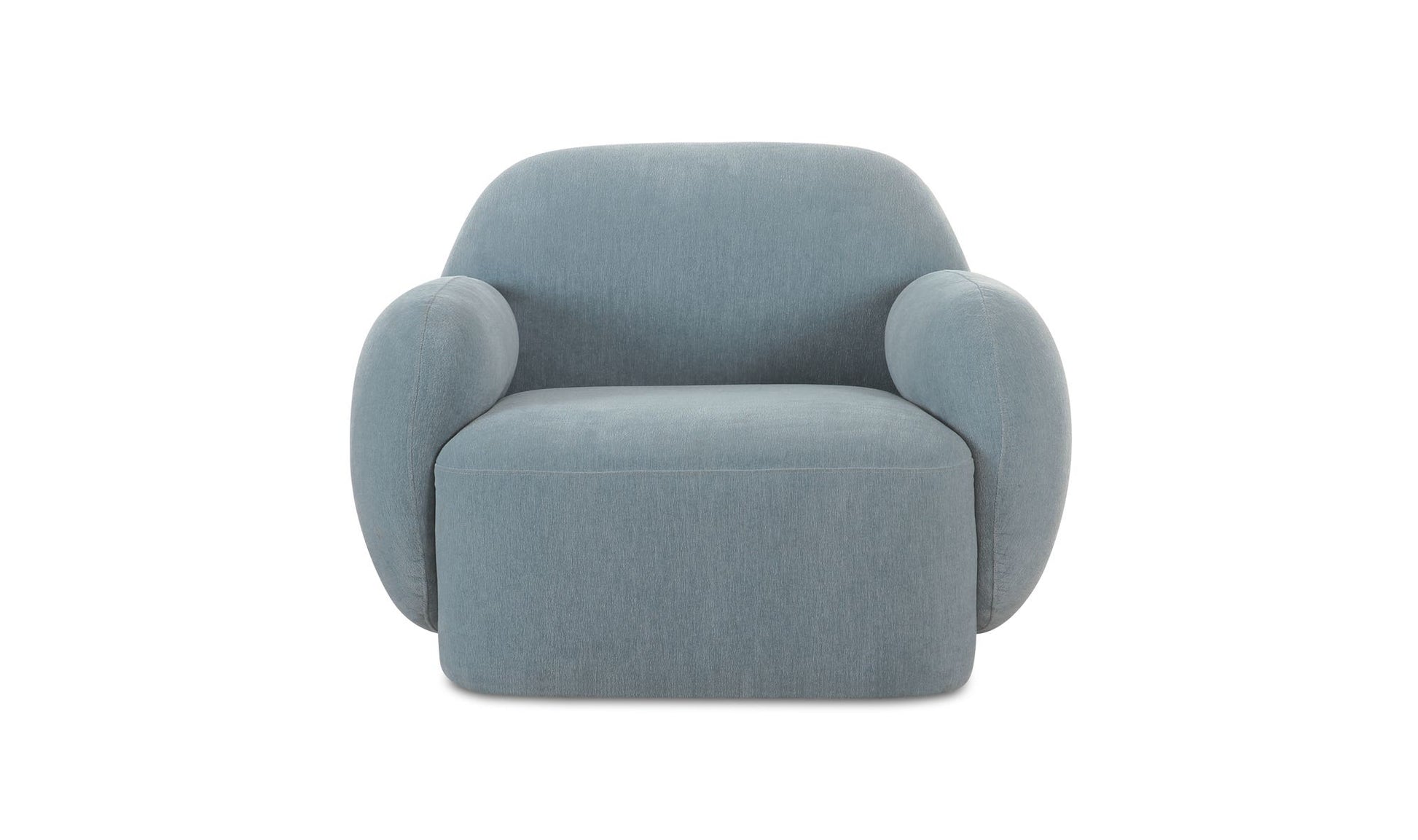Hazel Lounge Chair Light Blue by Moe's Home Collection - view 4
