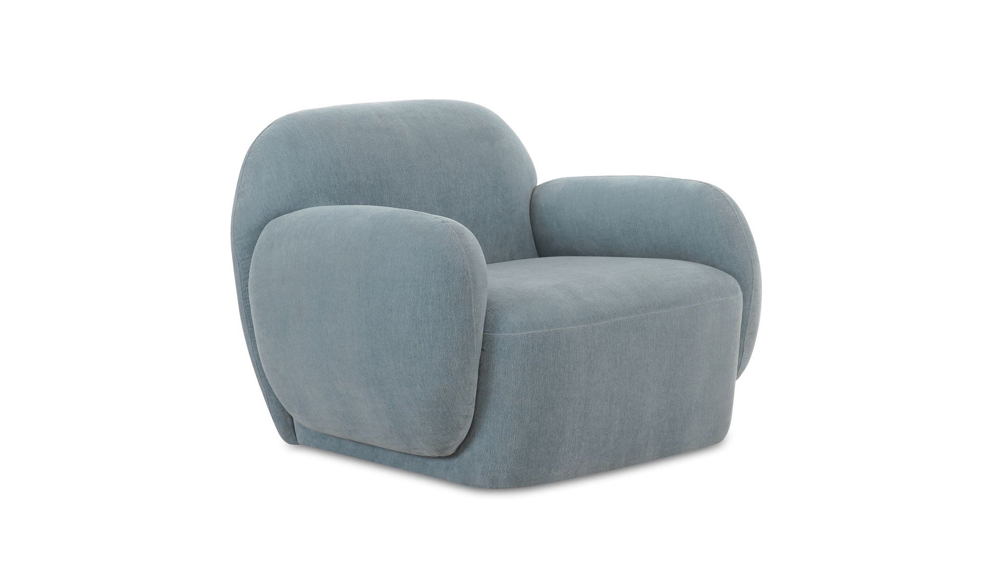 Hazel Lounge Chair Light Blue by Moe's Home Collection - view 6