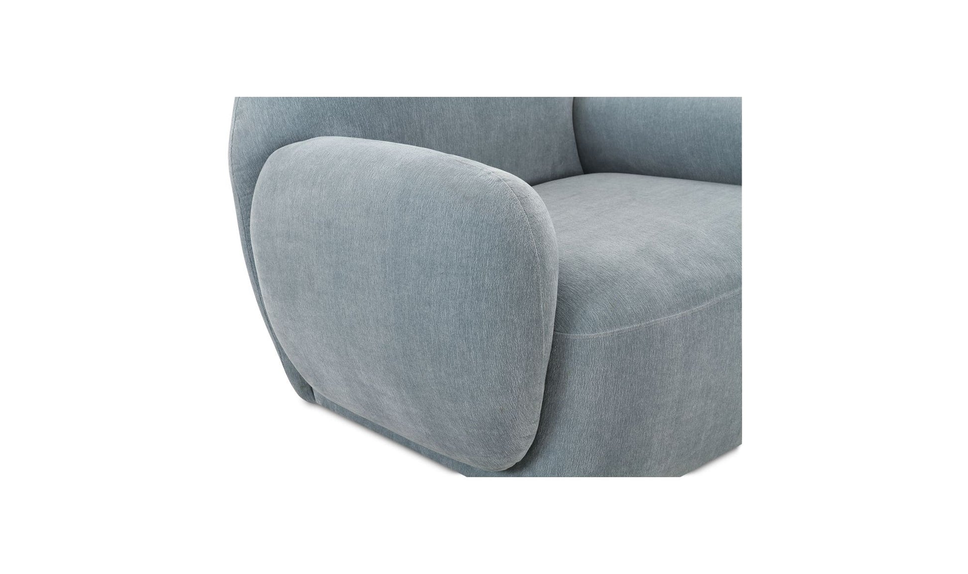 Hazel Lounge Chair Light Blue by Moe's Home Collection - view 10