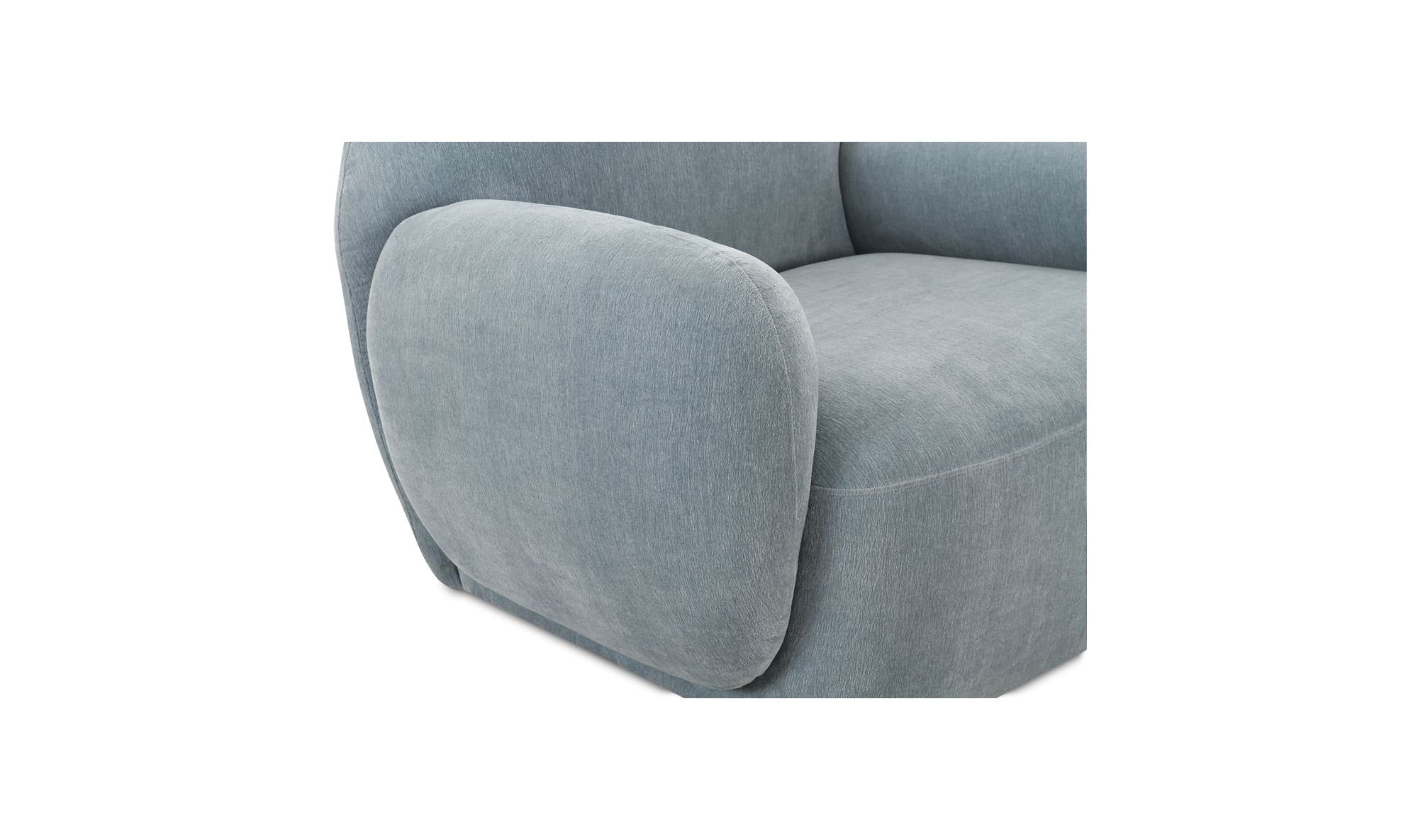 Hazel Lounge Chair Light Blue by Moe's Home Collection - view 10