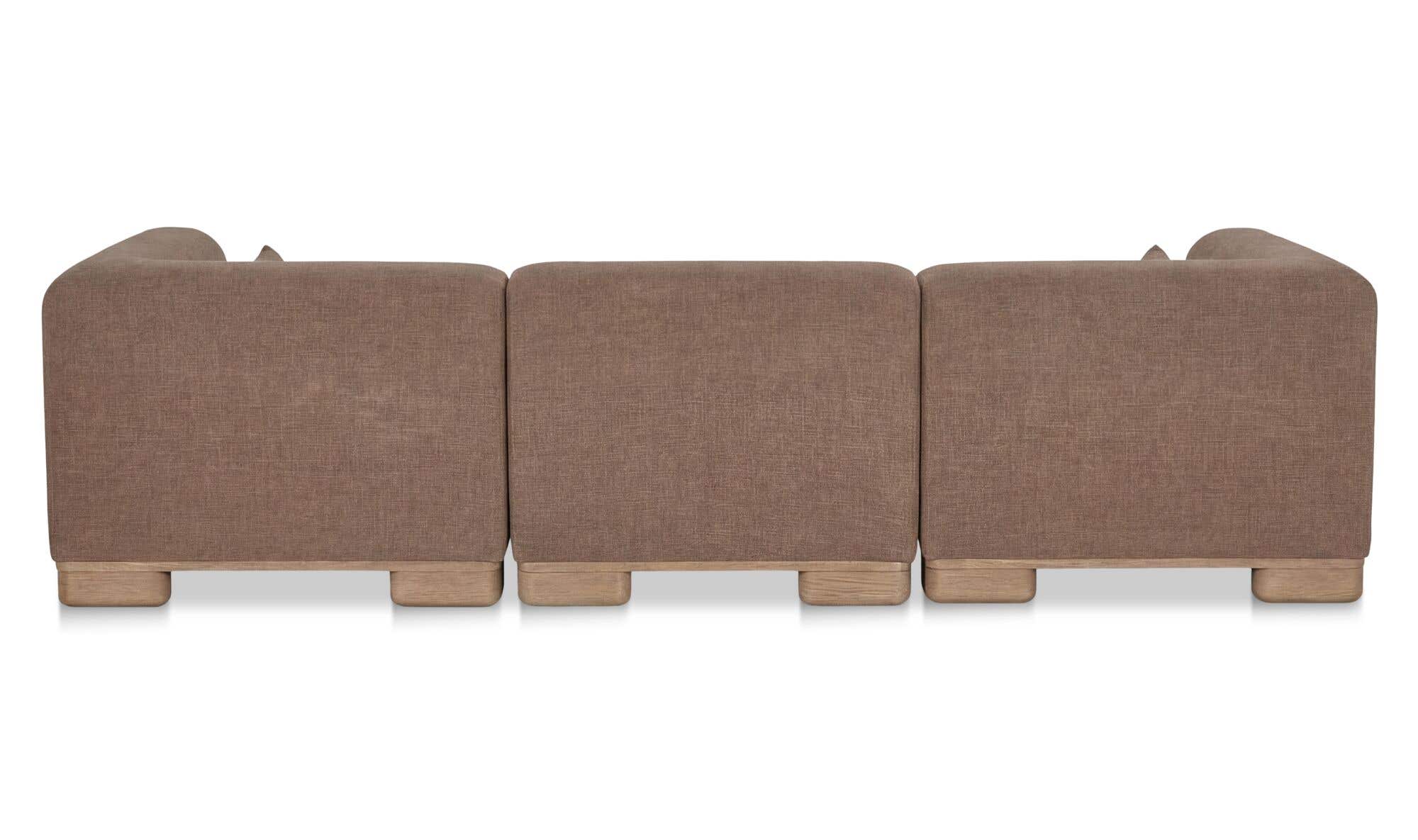 June Modular Sofa Dark Brown by Moe's Home Collection - view 5