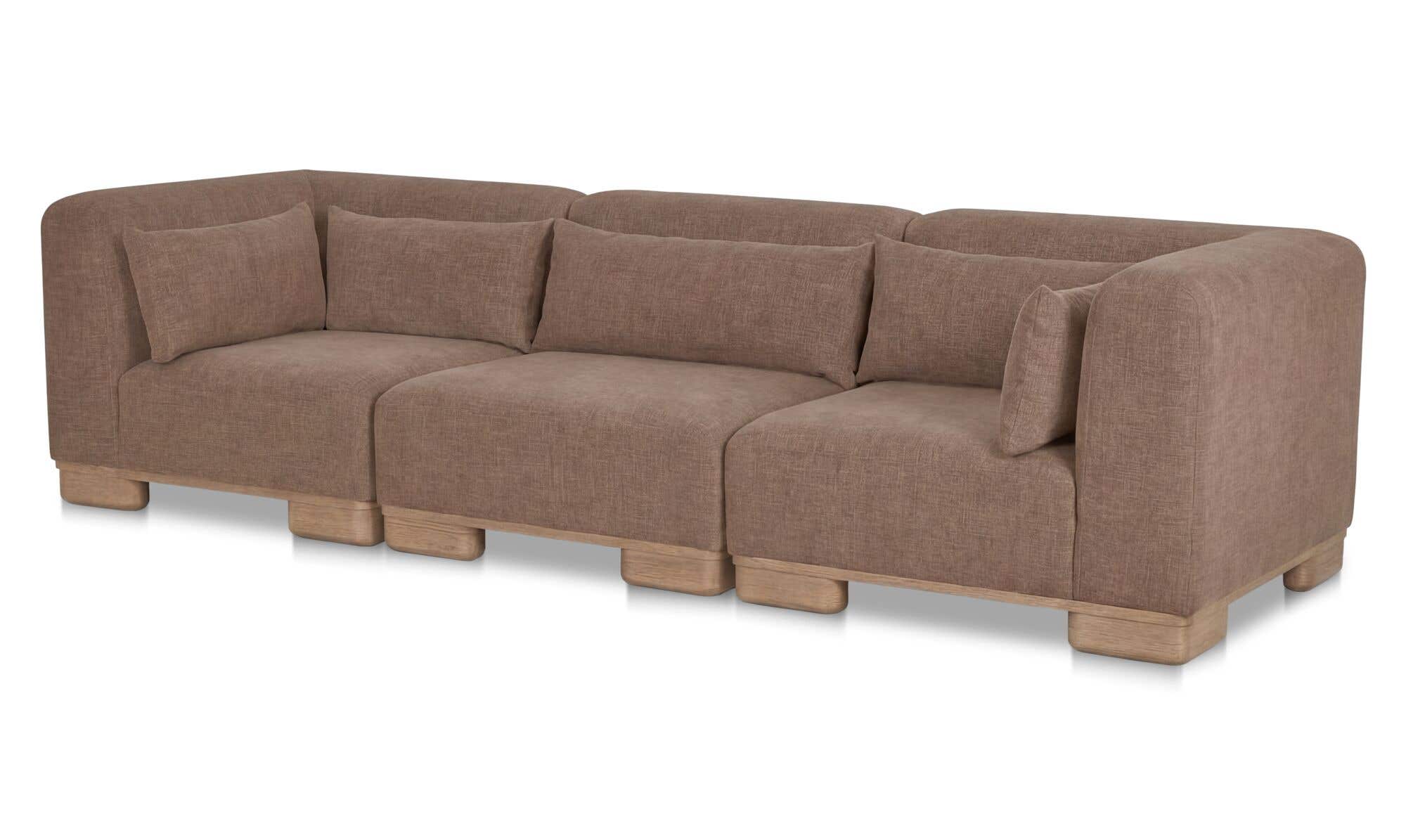 June Modular Sofa Dark Brown by Moe's Home Collection - view 3