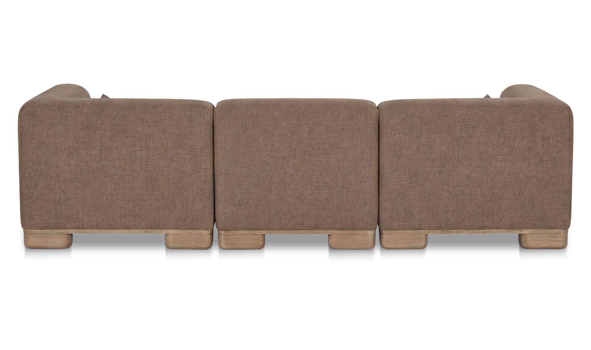 June Lounge Modular Sectional Dark Brown by Moe's Home Collection - view 5