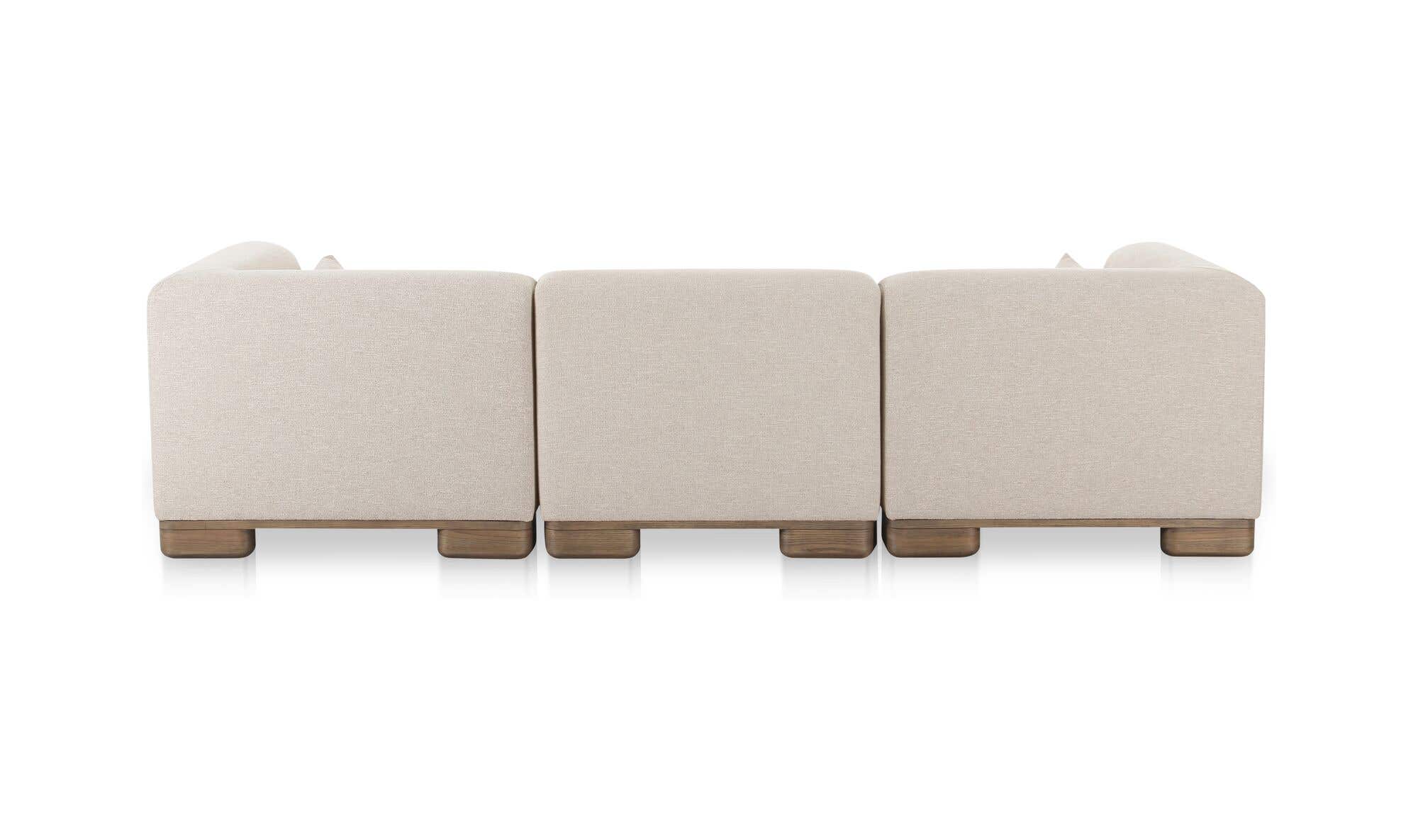 June Lounge Modular Sectional Oatmeal by Moe's Home Collection - view 8