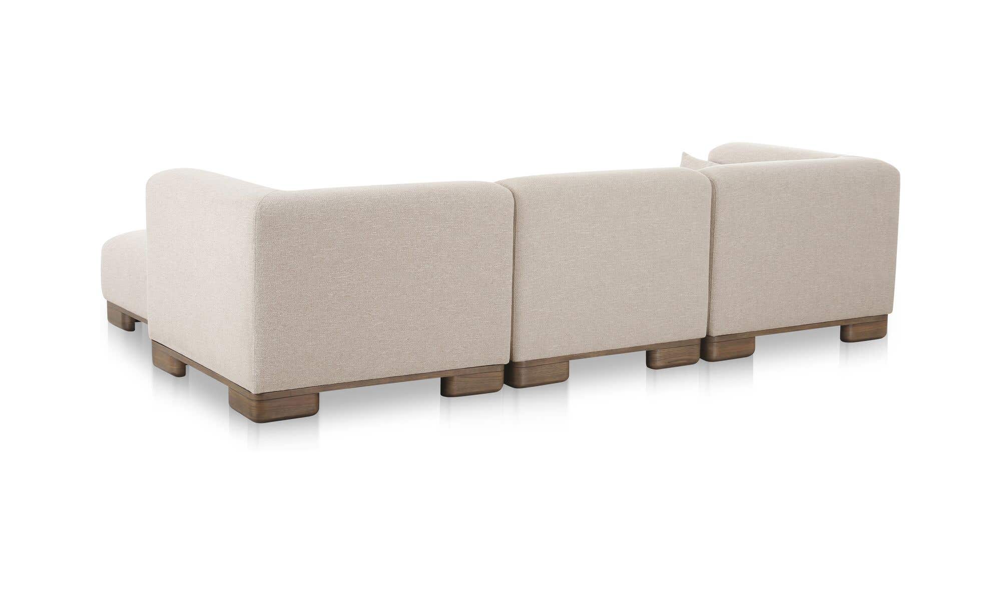 June Lounge Modular Sectional Oatmeal by Moe's Home Collection - view 5