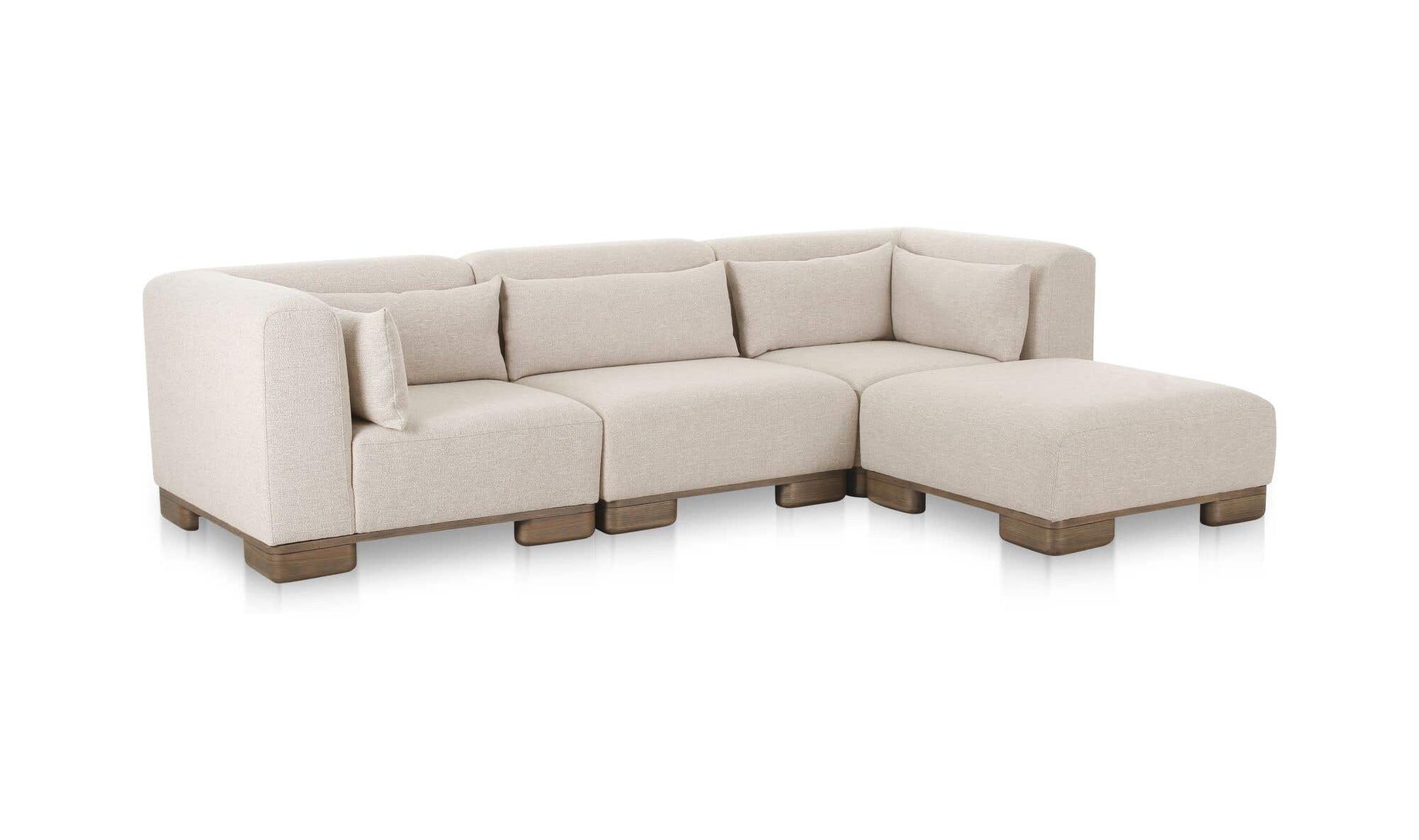 June Lounge Modular Sectional Oatmeal by Moe's Home Collection - view 6