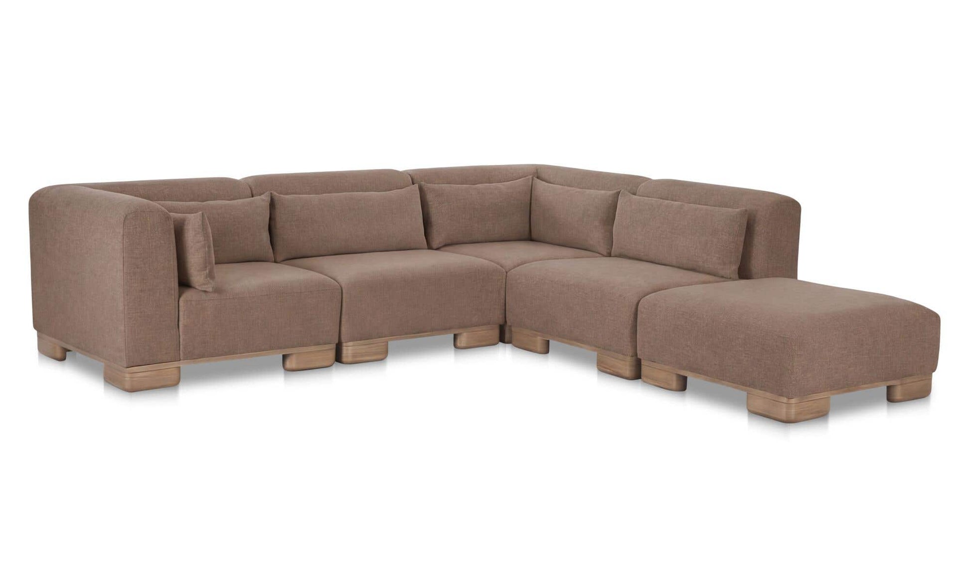 June Dream Modular Sectional Dark Brown by Moe's Home Collection - view 3