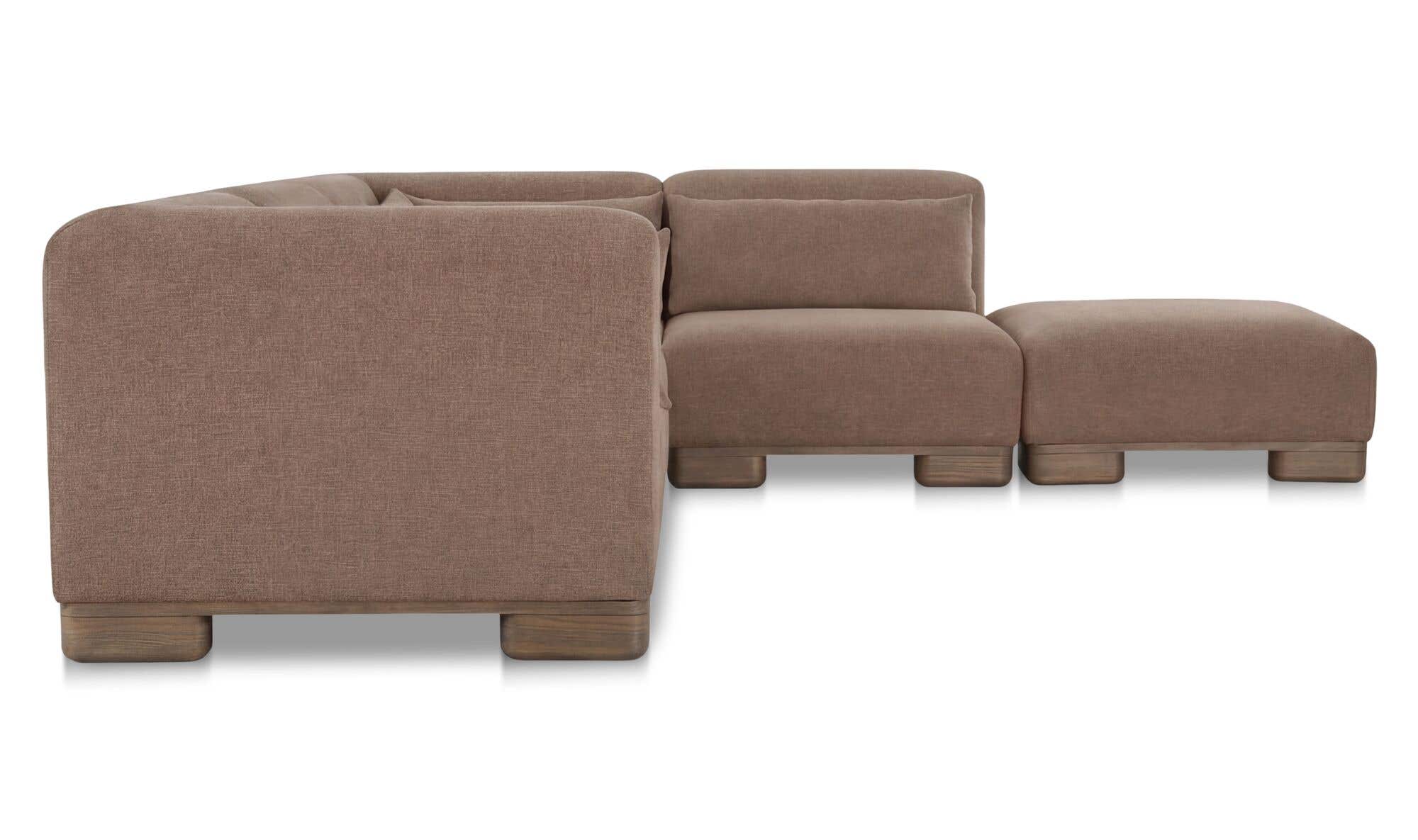 June Dream Modular Sectional Dark Brown by Moe's Home Collection - view 4
