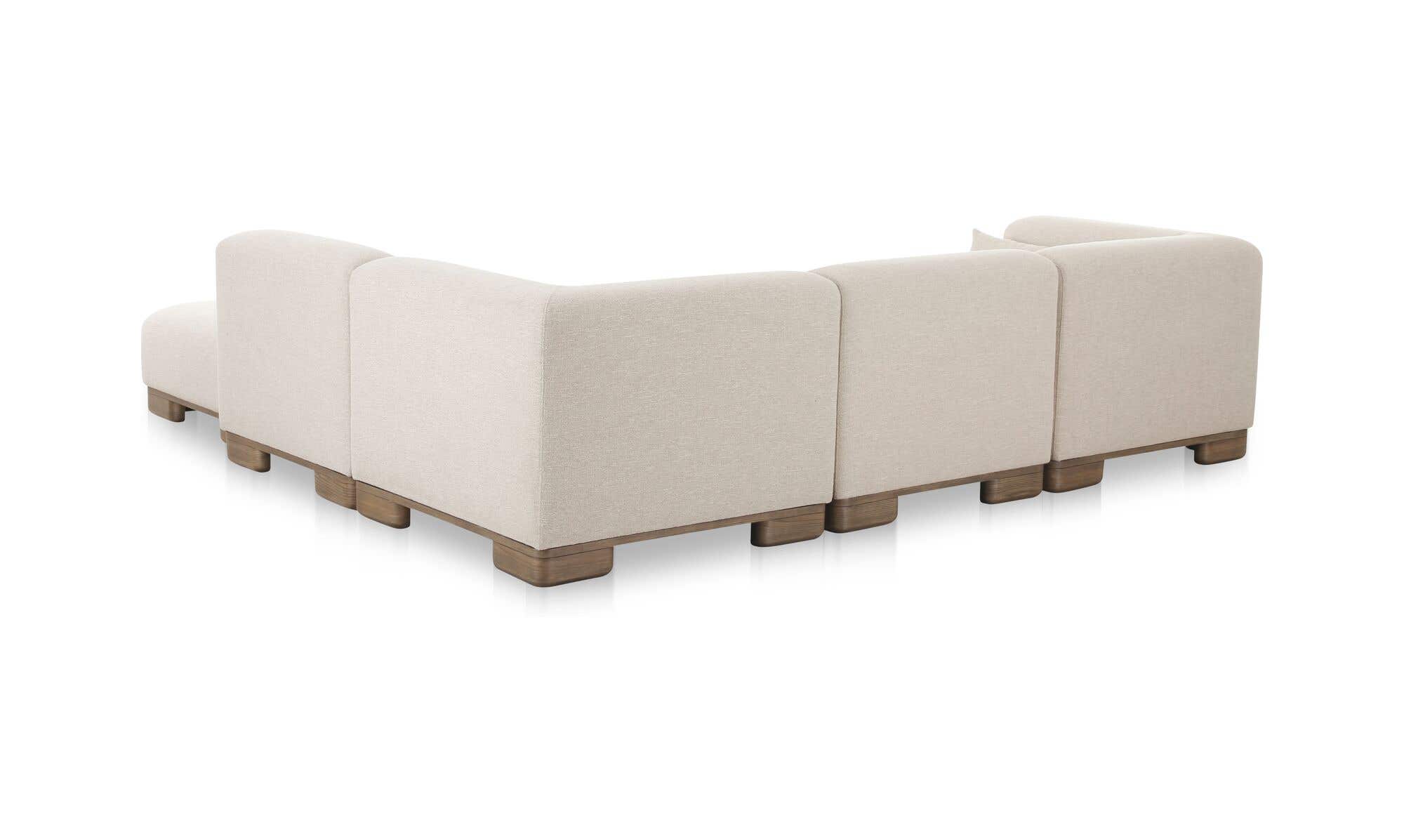 June Dream Modular Sectional Oatmeal by Moe's Home Collection - view 6