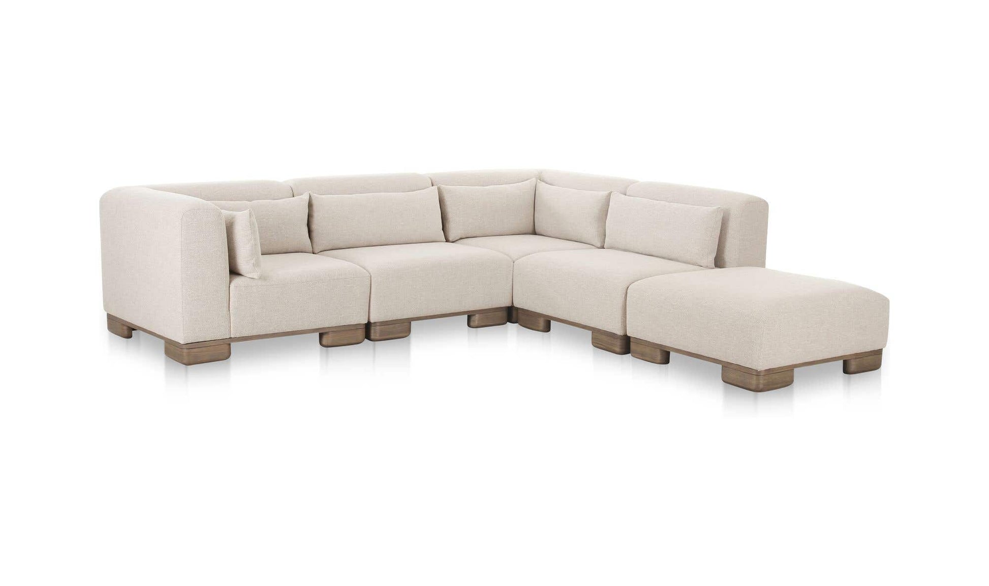 June Dream Modular Sectional Oatmeal by Moe's Home Collection - view 7