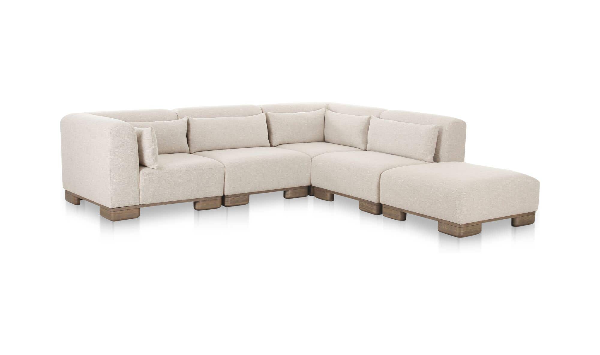 June Dream Modular Sectional Oatmeal by Moe's Home Collection - view 7