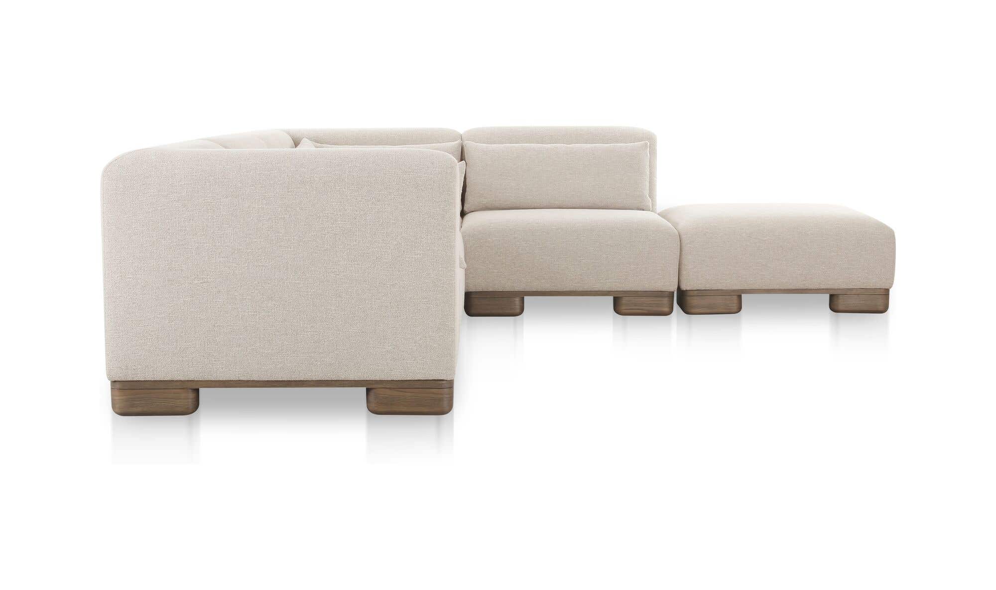 June Dream Modular Sectional Oatmeal by Moe's Home Collection - view 8