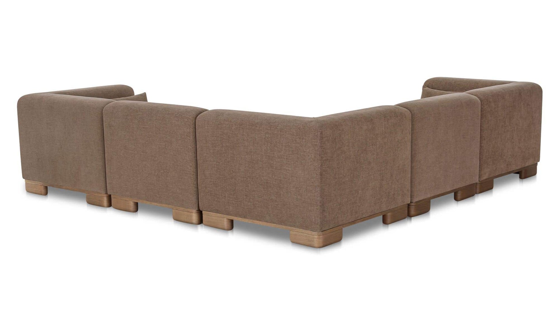 June Classic L Modular Sectional Dark Brown by Moe's Home Collection - view 6