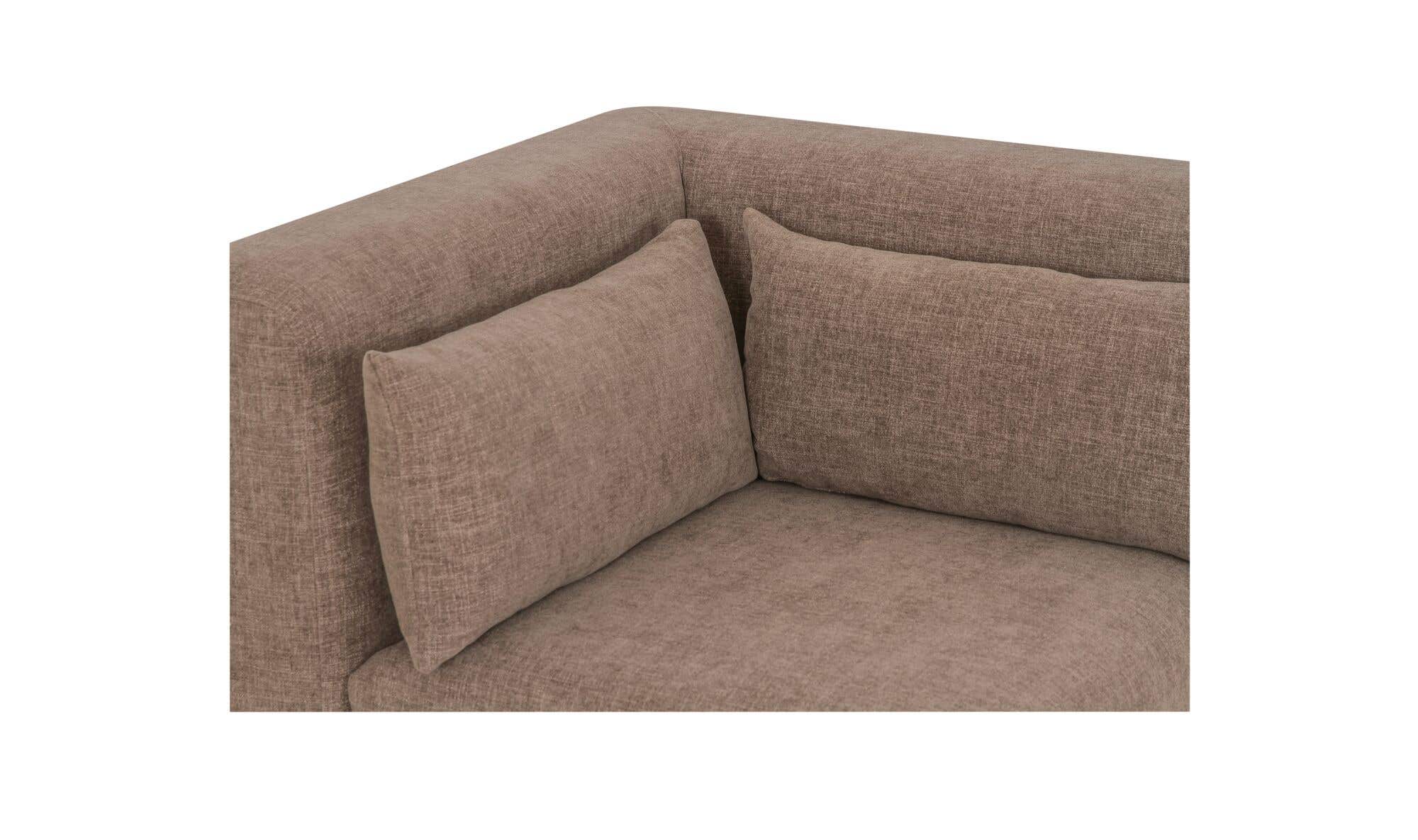 June Classic L Modular Sectional Dark Brown by Moe's Home Collection - view 8