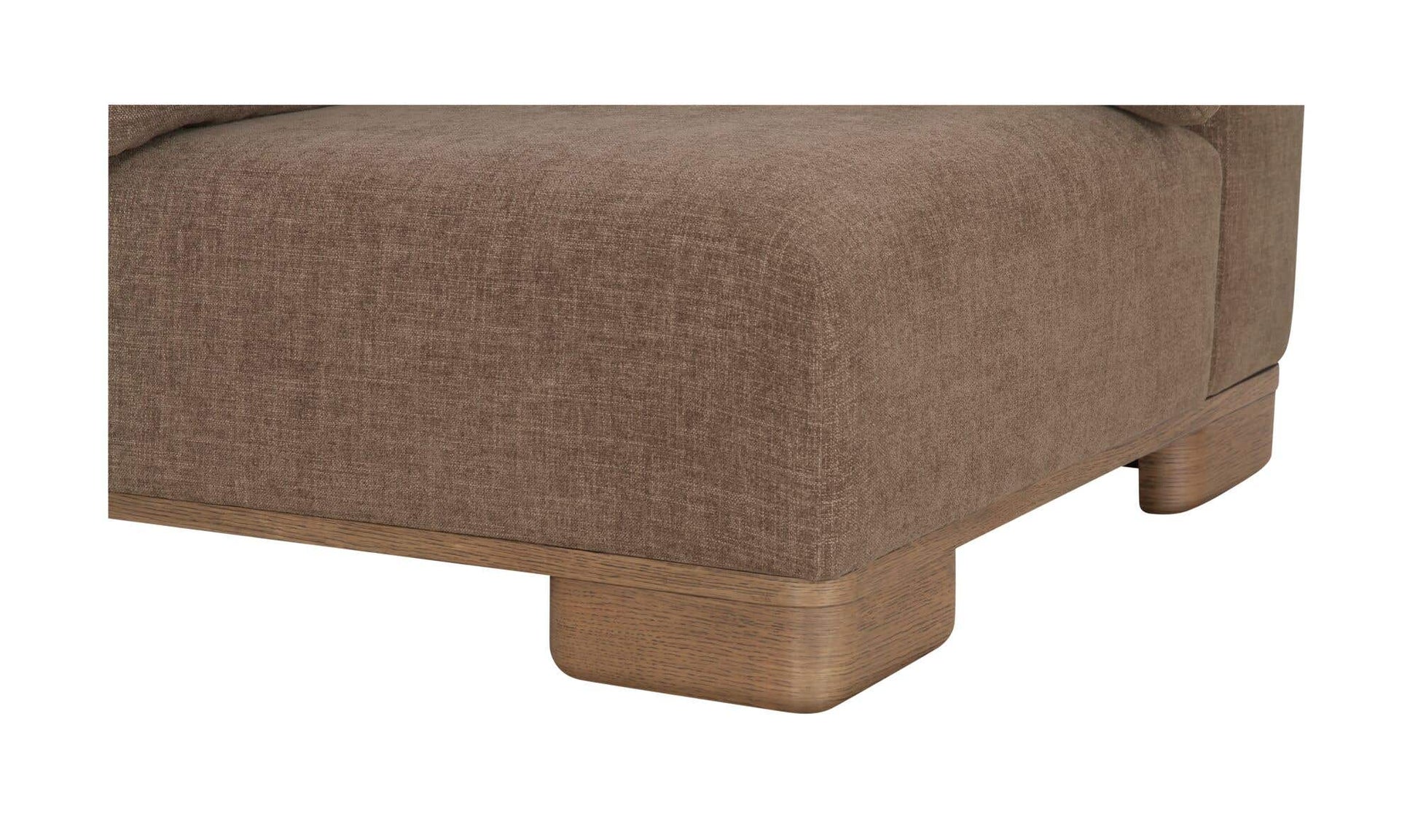 June Classic L Modular Sectional Dark Brown by Moe's Home Collection - view 9