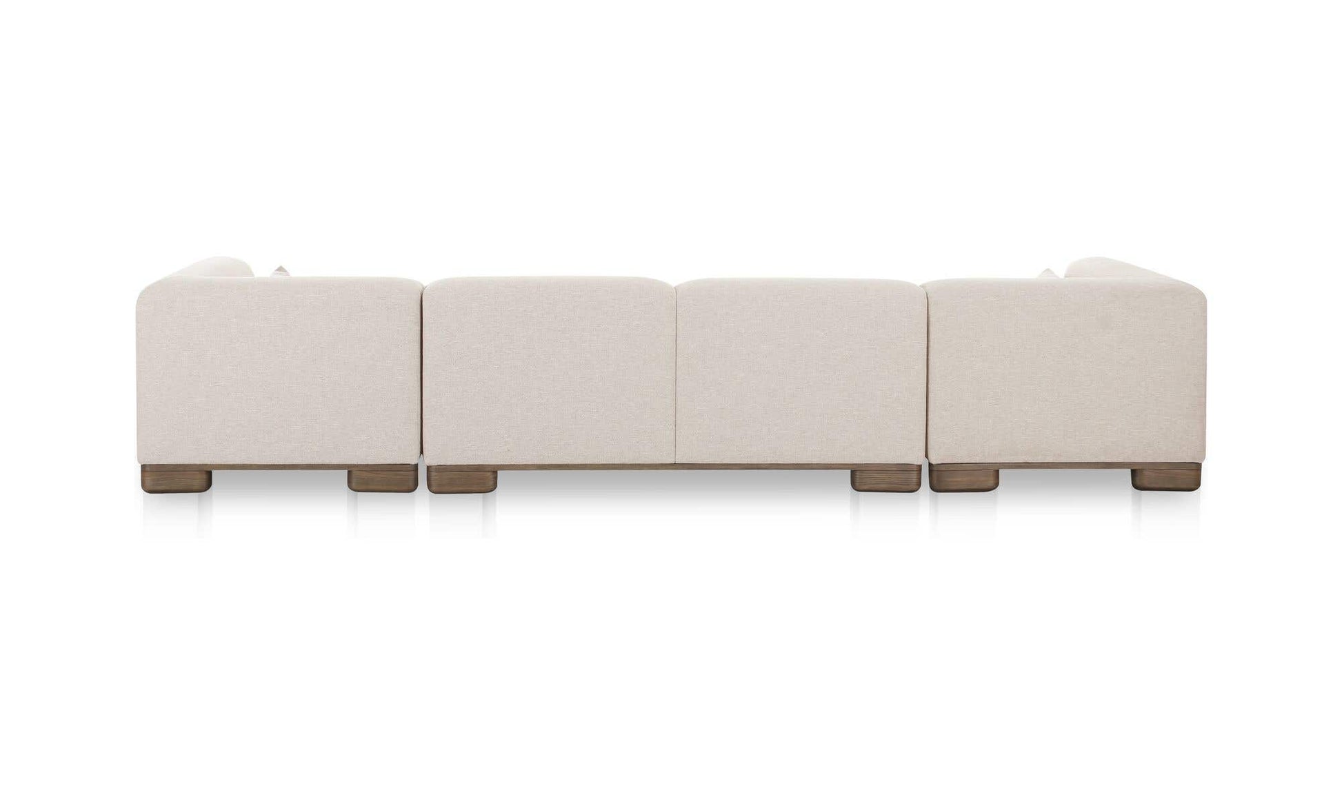 June U Shaped Modular Sectional Oatmeal by Moe's Home Collection - view 8