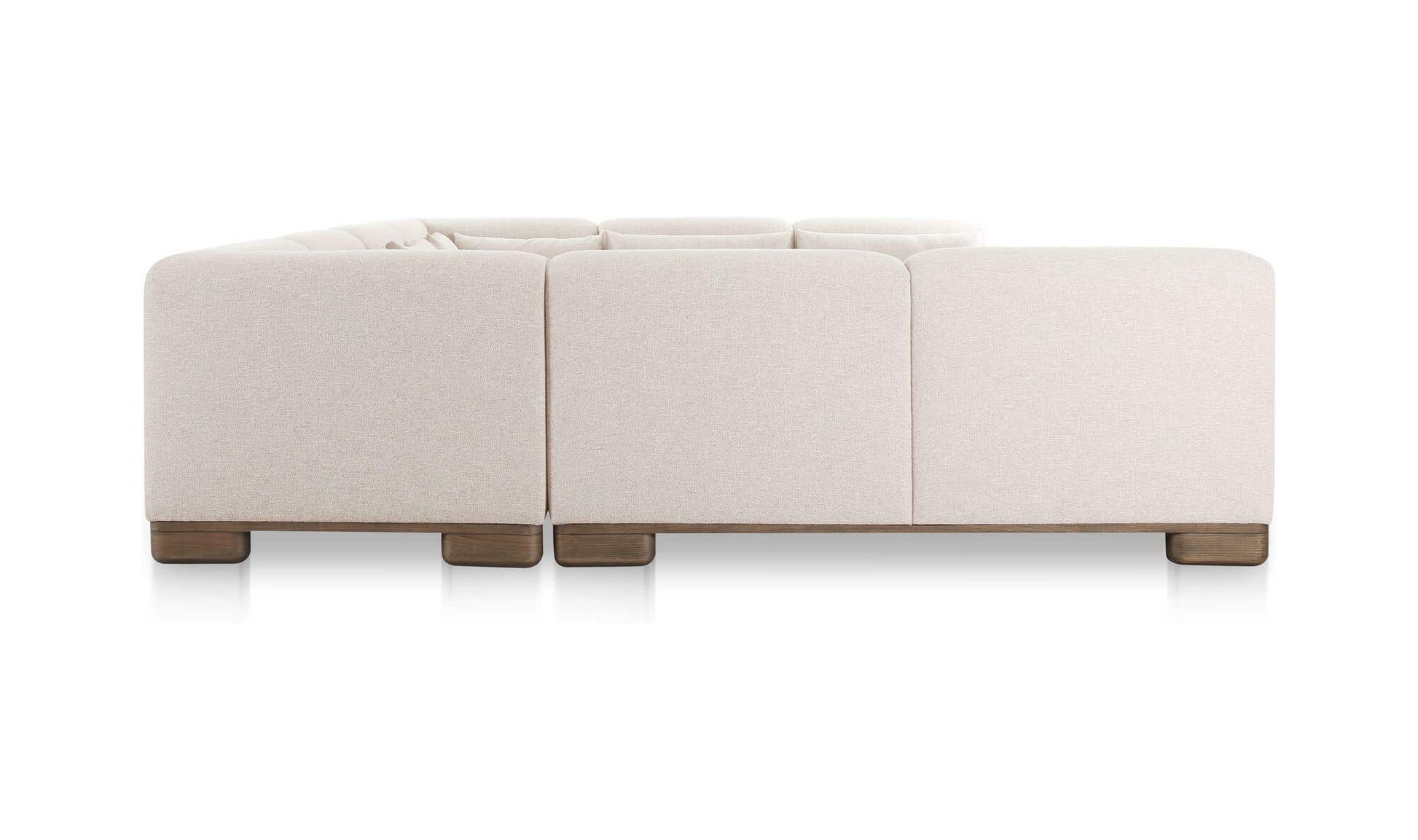 June U Shaped Modular Sectional Oatmeal by Moe's Home Collection - view 7