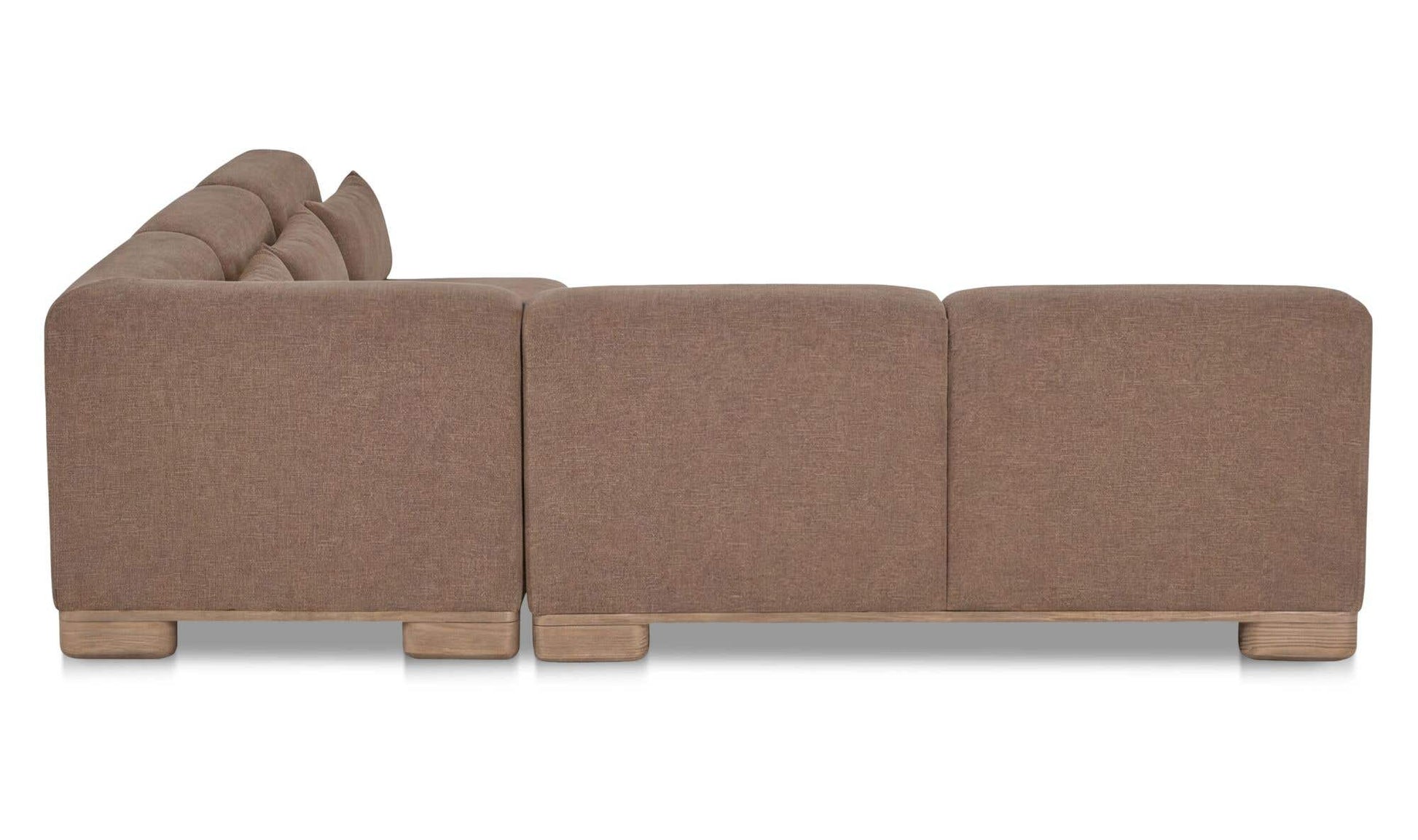 June Corner Modular Sectional Dark Brown by Moe's Home Collection - view 4