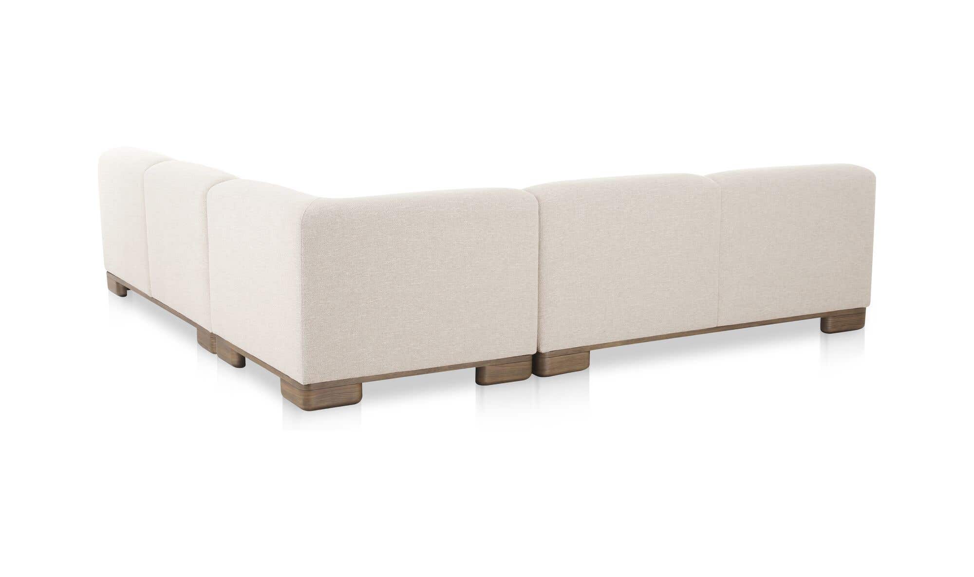 June Corner Modular Sectional Oatmeal by Moe's Home Collection - view 6