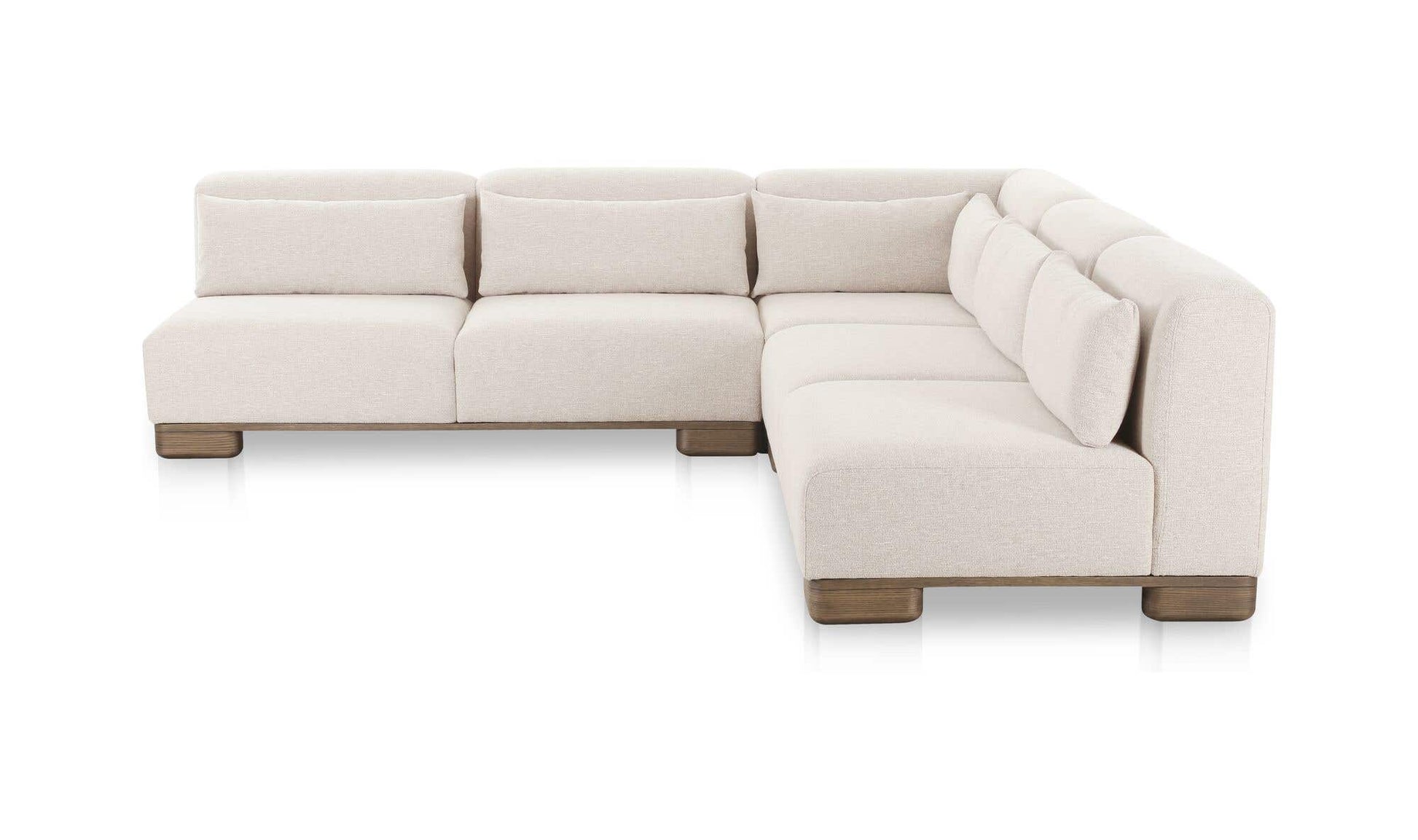 June Corner Modular Sectional Oatmeal by Moe's Home Collection - view 8