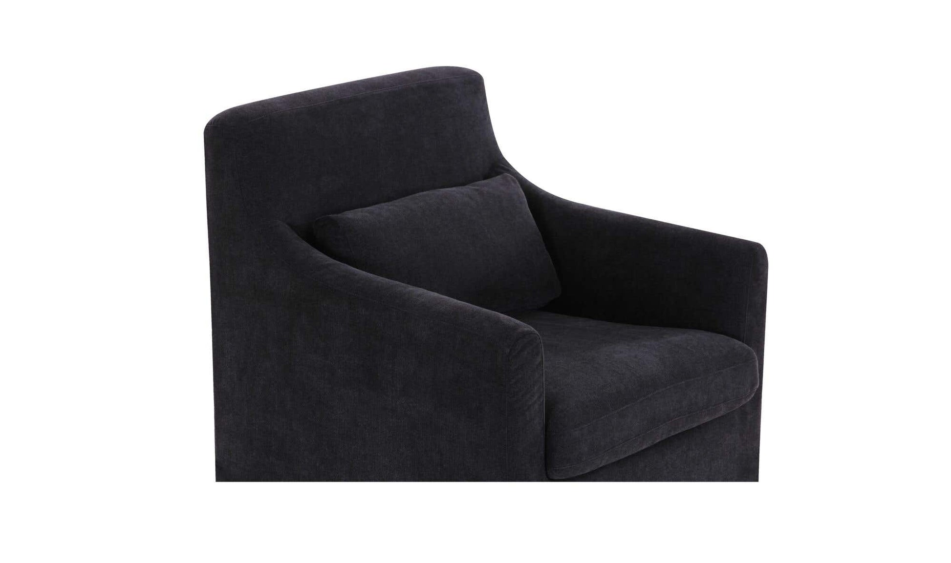Lydia Slipcover Dining Chair Black by Moe's Home Collection - view 10