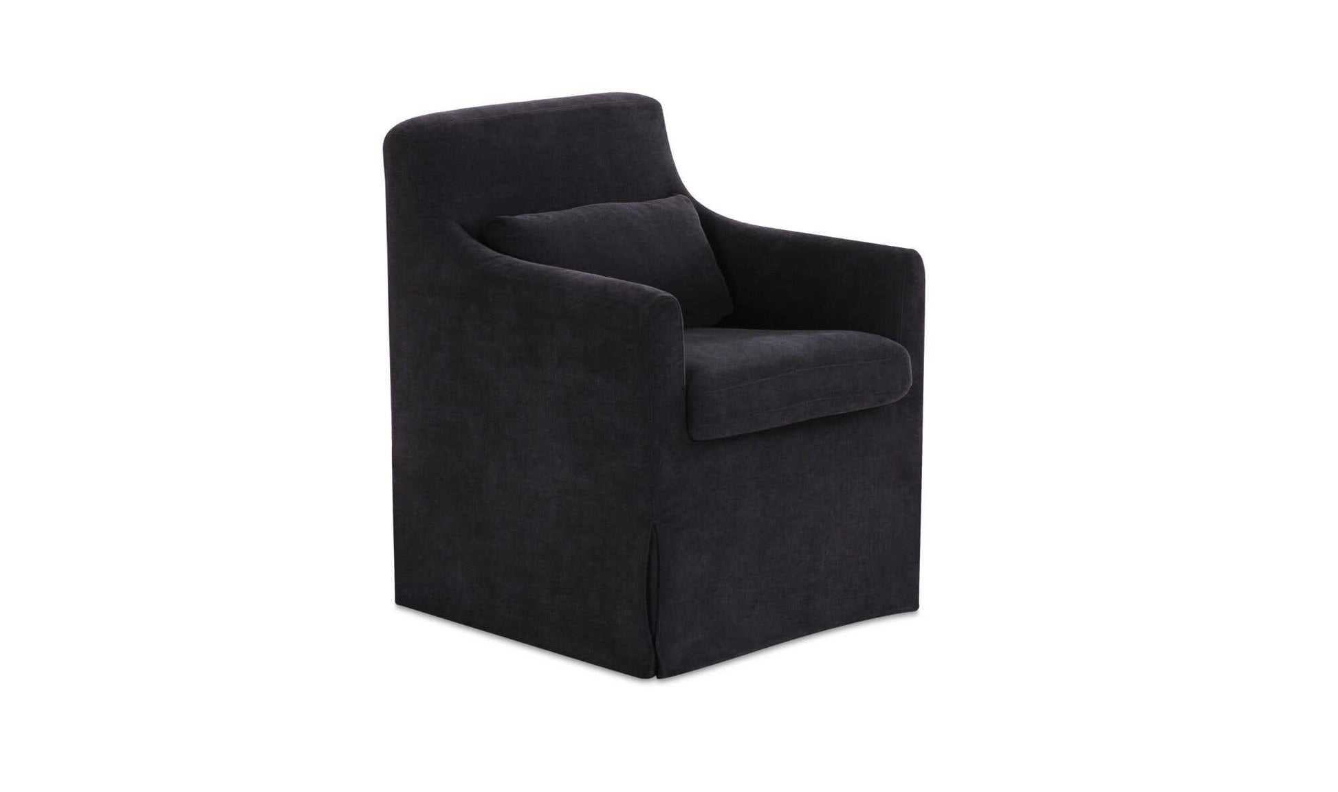 Lydia Slipcover Dining Chair Black by Moe's Home Collection - view 6