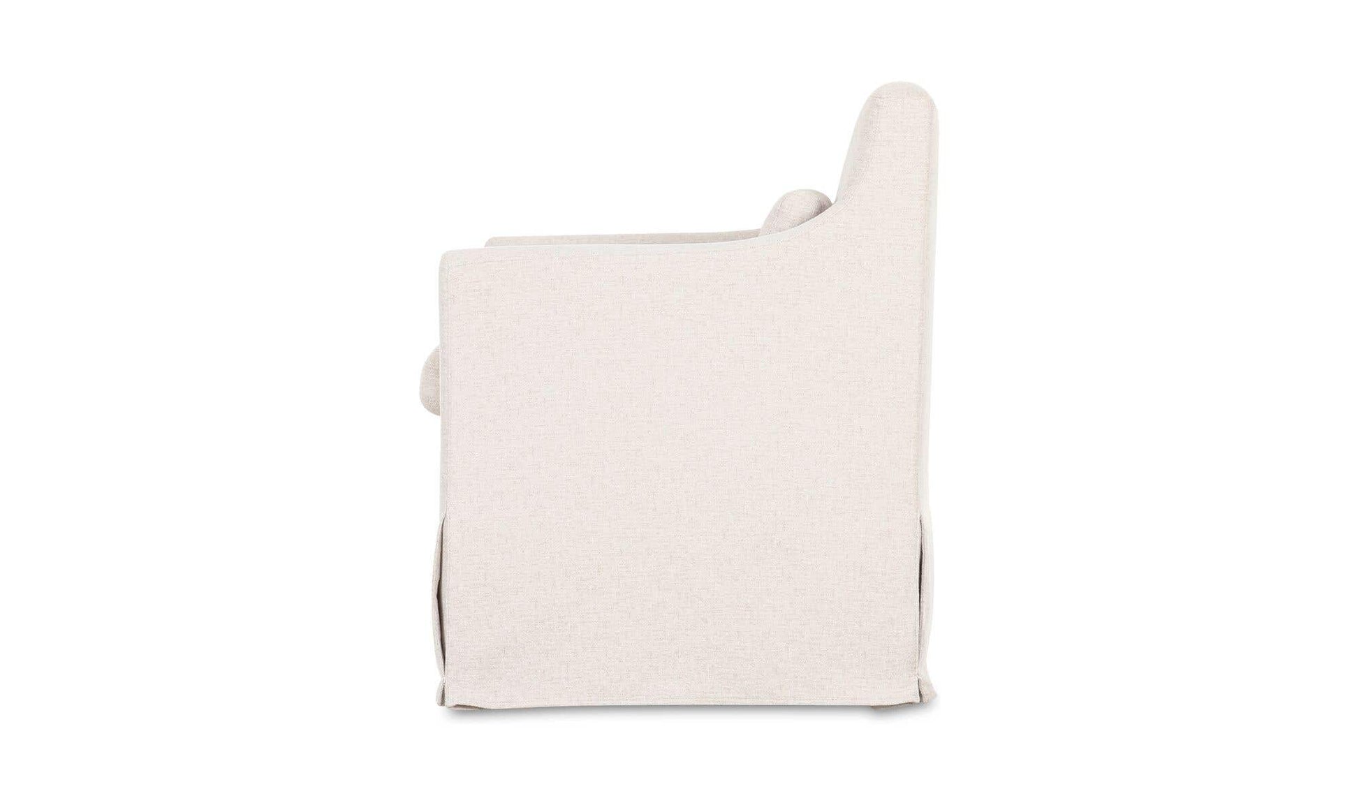 Lydia Slipcover Dining Chair Beige by Moe's Home Collection - view 7