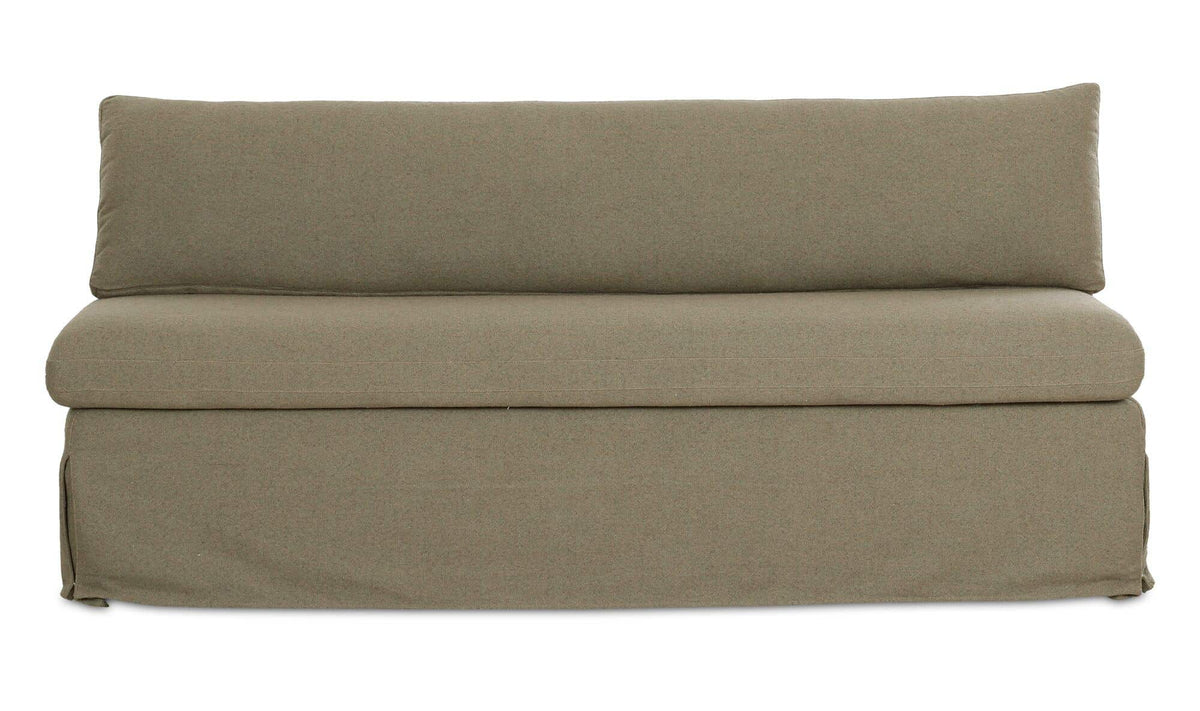 Fable Slipcover Dining Bench Olive by Moe's Home Collection - view 2