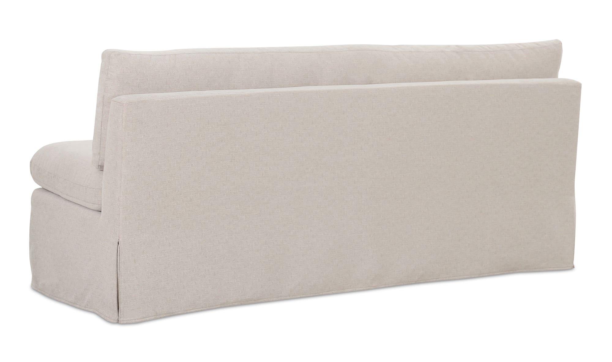 Fable Slipcover Dining Bench Beige by Moe's Home Collection - view 7