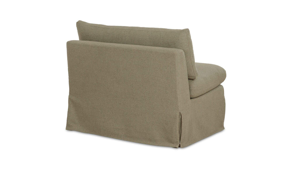 Fable Slipcover Dining Chair and Half Olive by Moe's Home Collection - view 8