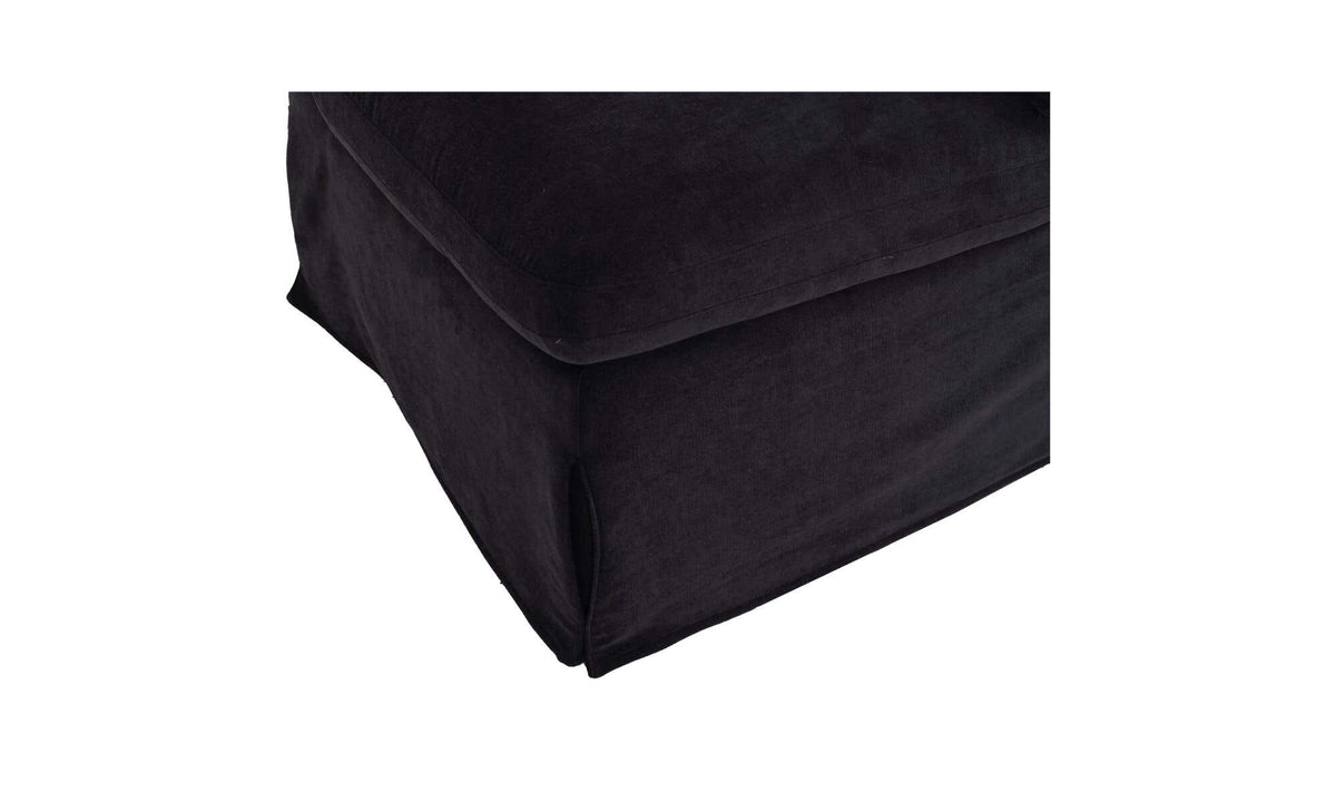 Fable Slipcover Dining Corner Chair Black by Moe's Home Collection - view 14
