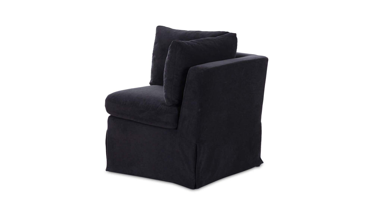 Fable Slipcover Dining Corner Chair Black by Moe's Home Collection - view 10