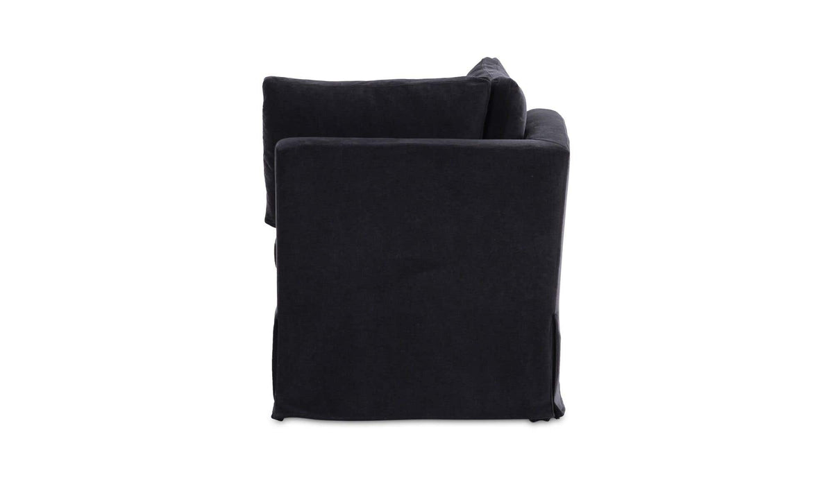 Fable Slipcover Dining Corner Chair Black by Moe's Home Collection - view 9