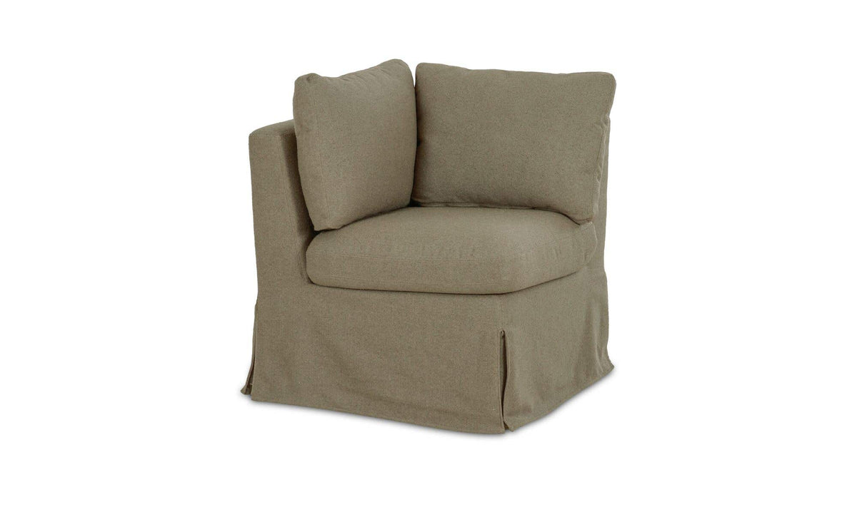 Fable Slipcover Dining Corner Chair Olive by Moe's Home Collection - view 2
