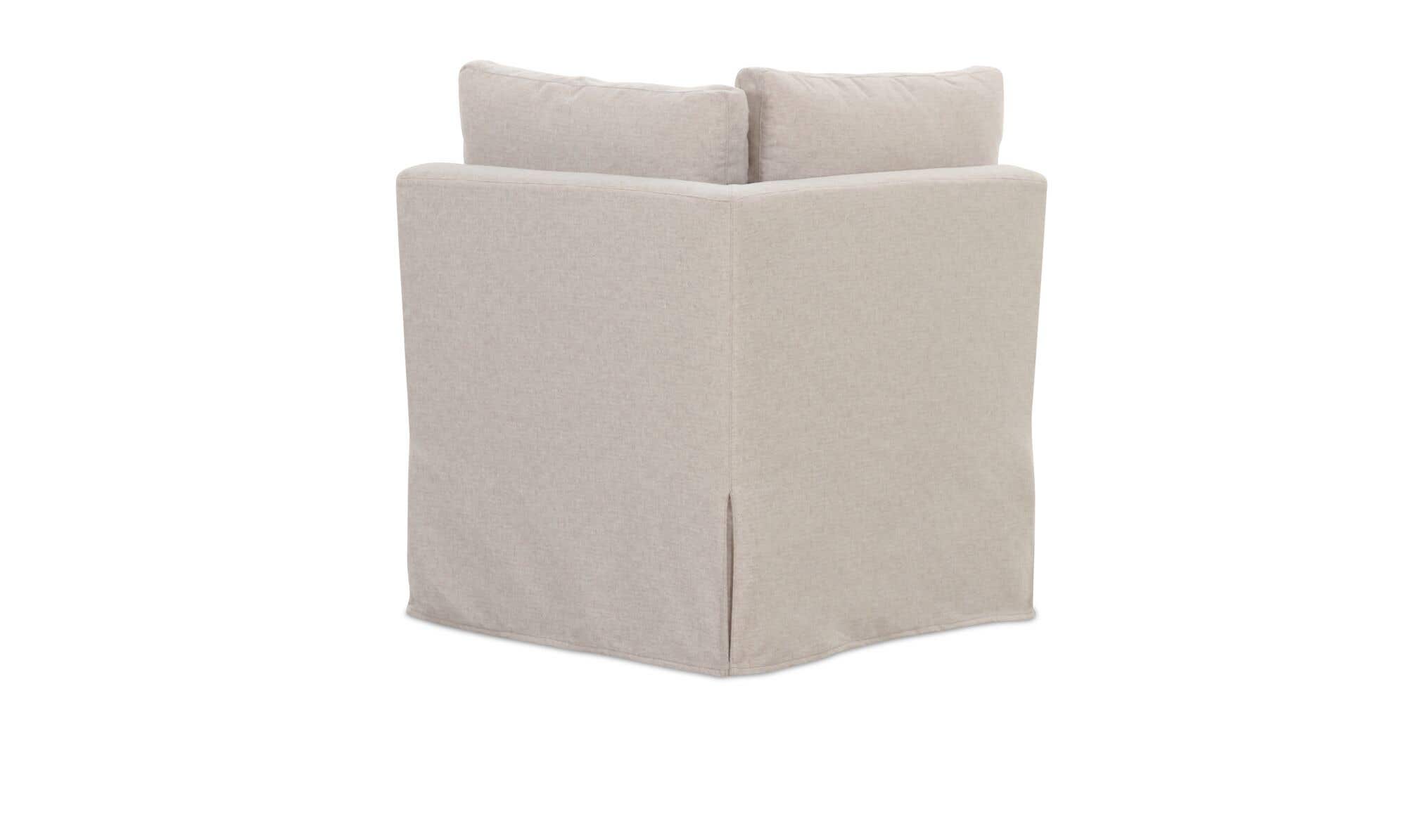Fable Slipcover Dining Corner Chair Beige by Moe's Home Collection - view 8