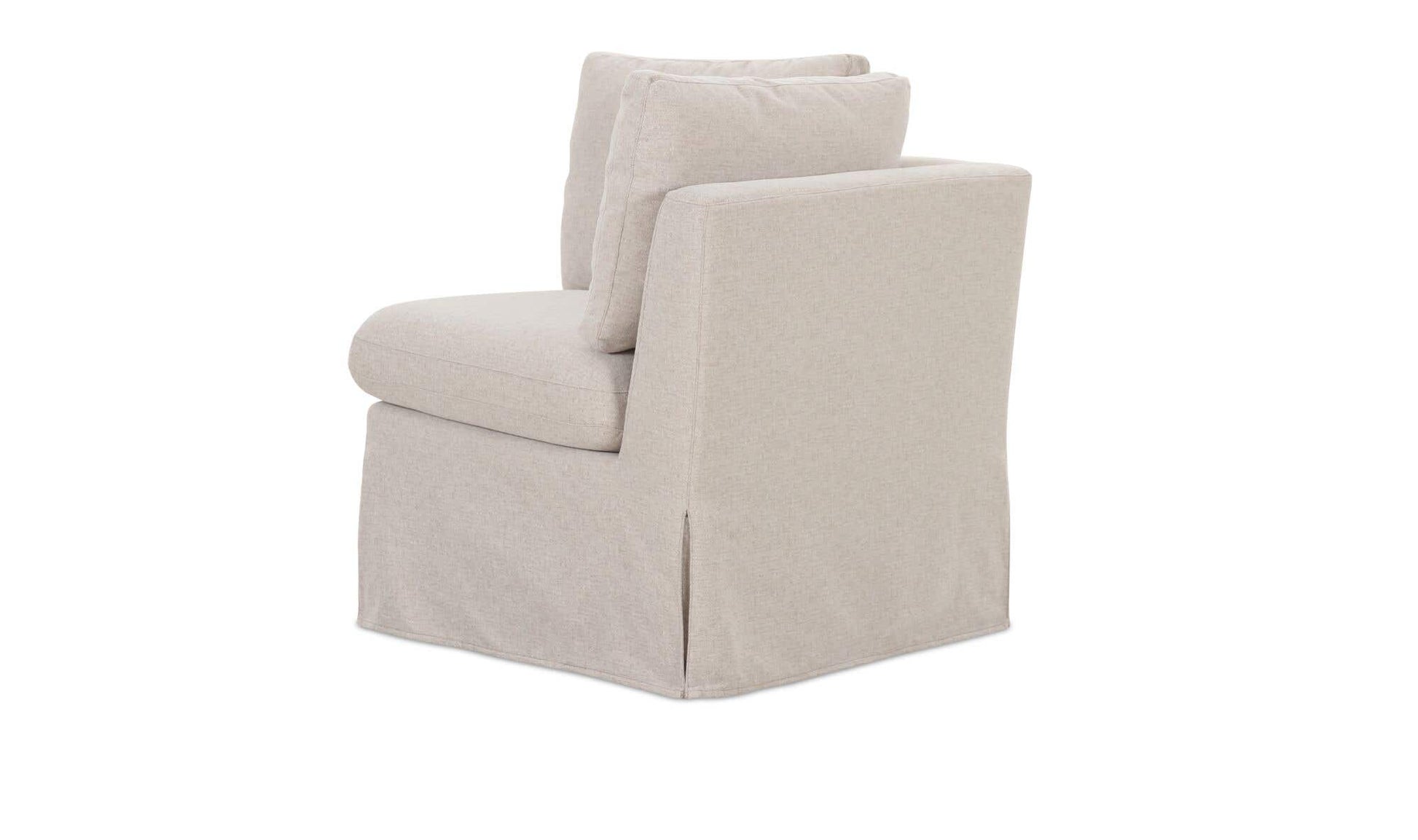 Fable Slipcover Dining Corner Chair Beige by Moe's Home Collection - view 6