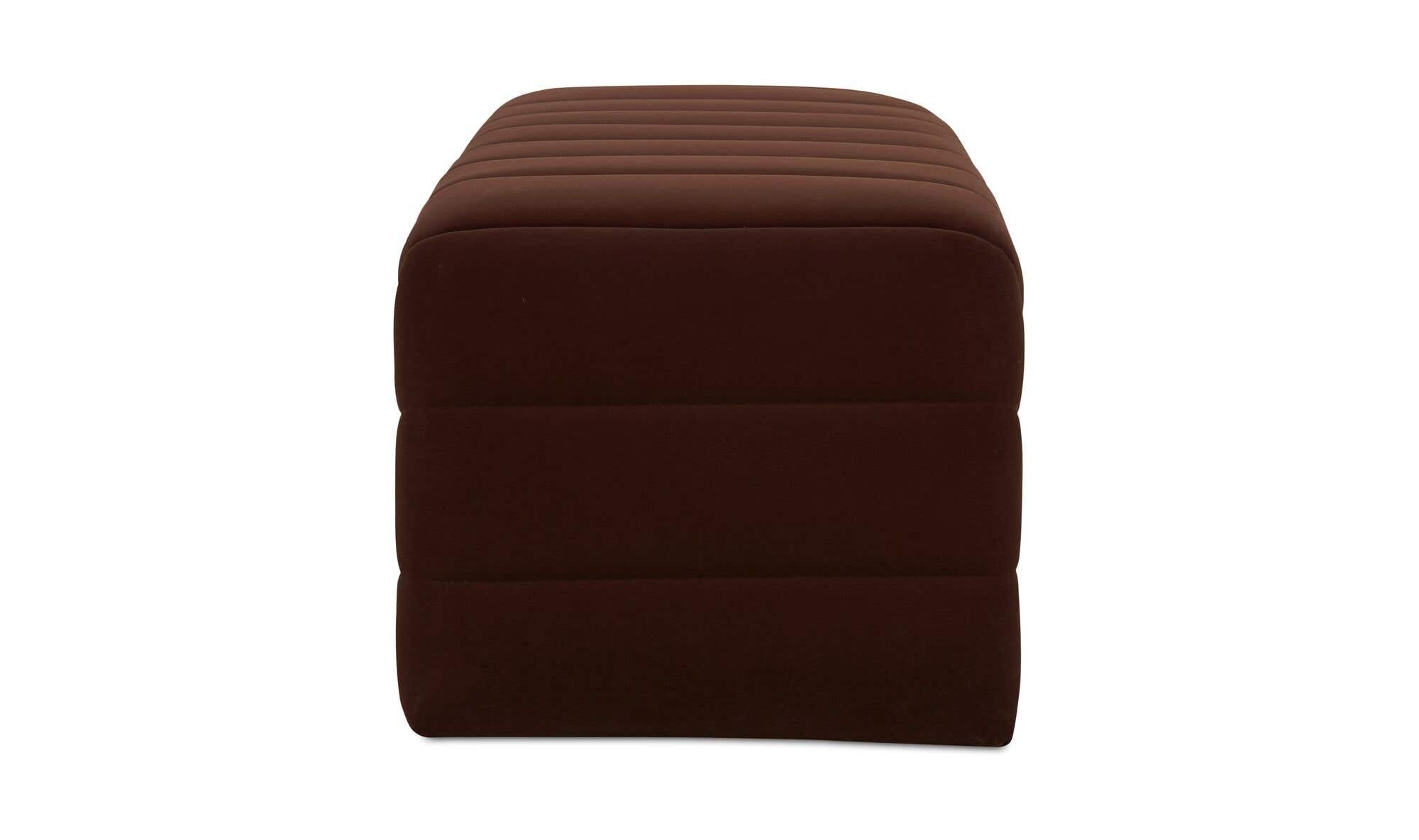 Verity Bench Warm Brown by Moe's Home Collection - view 9