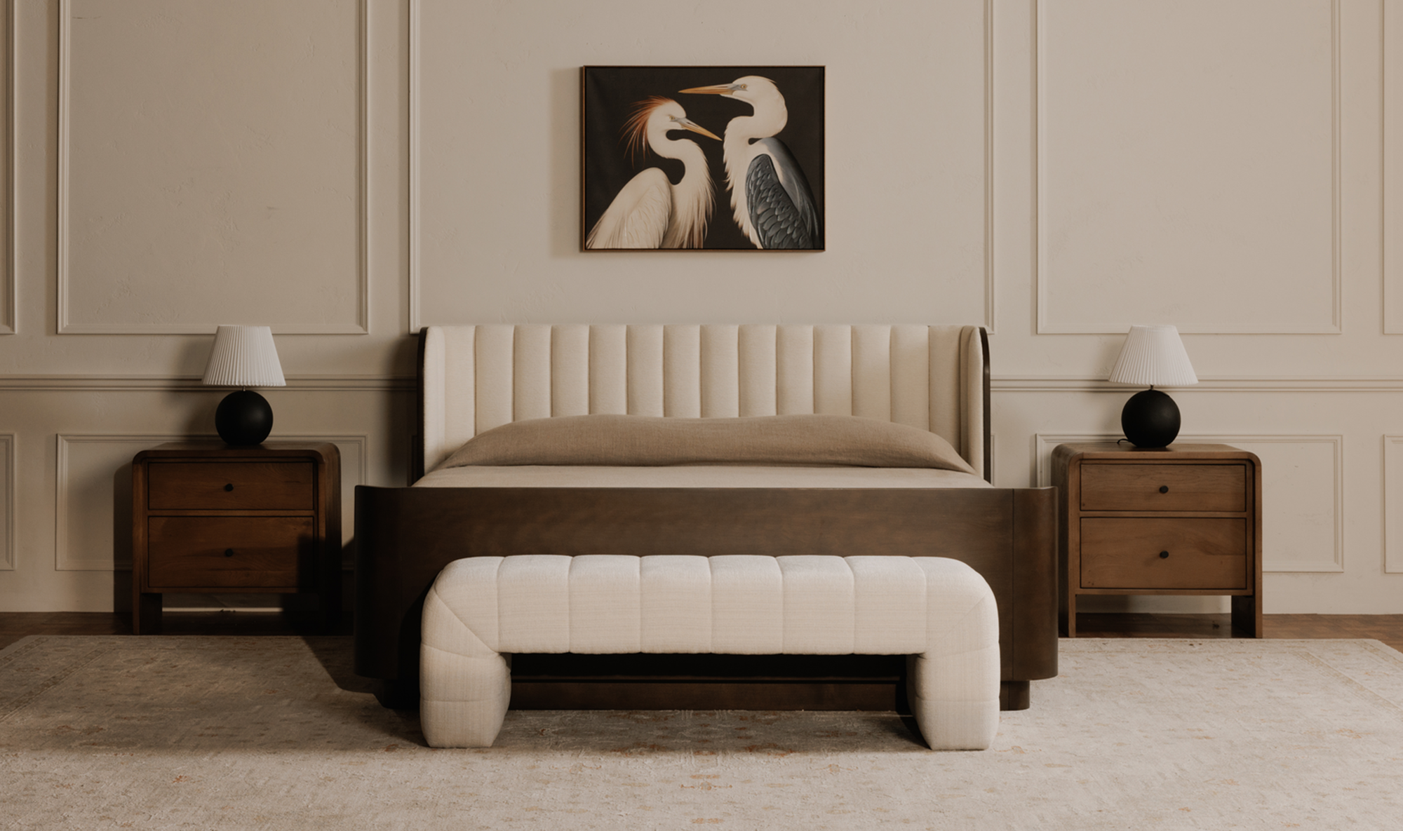 Verity Bench Oatmeal by Moe's Home Collection - view 6