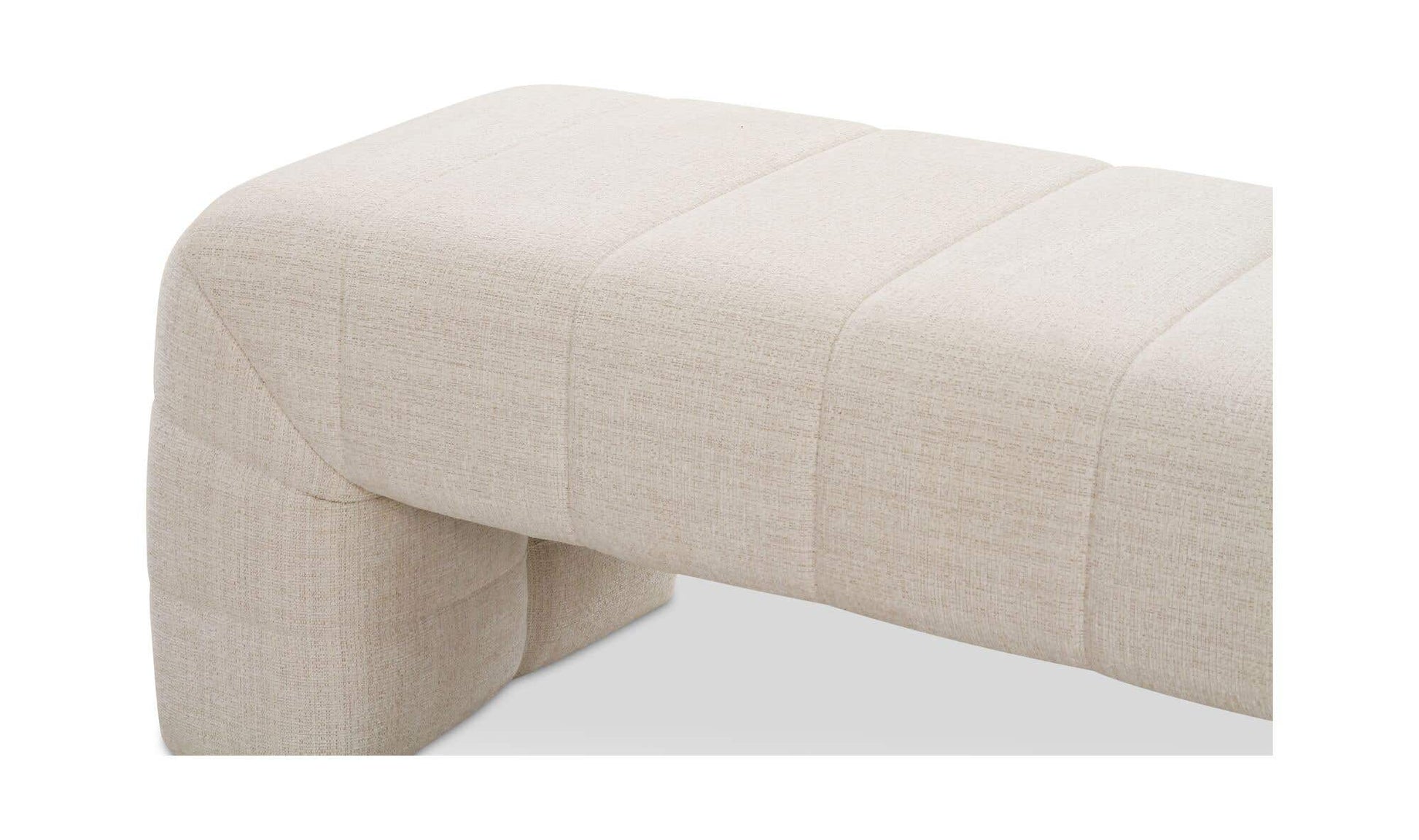 Verity Bench Oatmeal by Moe's Home Collection - view 10