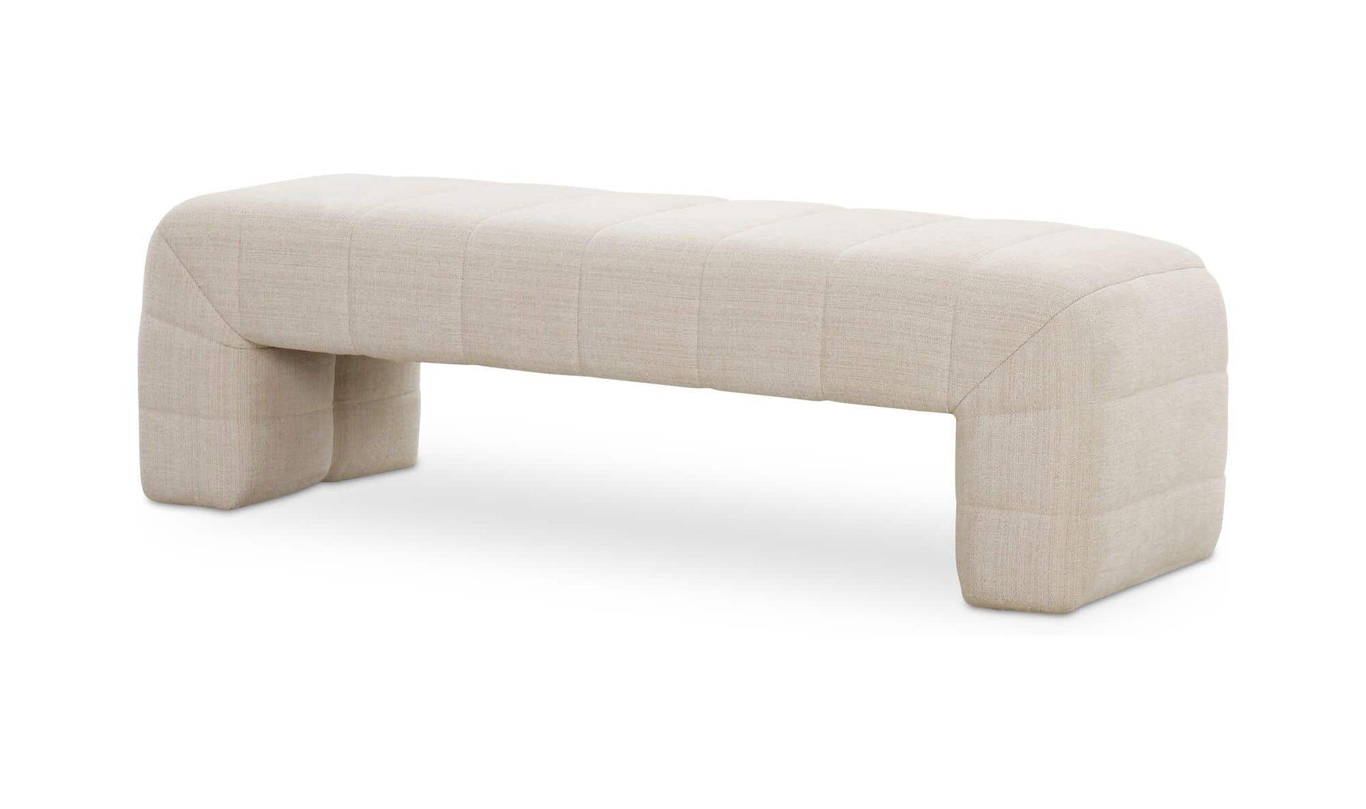 Verity Bench Oatmeal by Moe's Home Collection - view 8