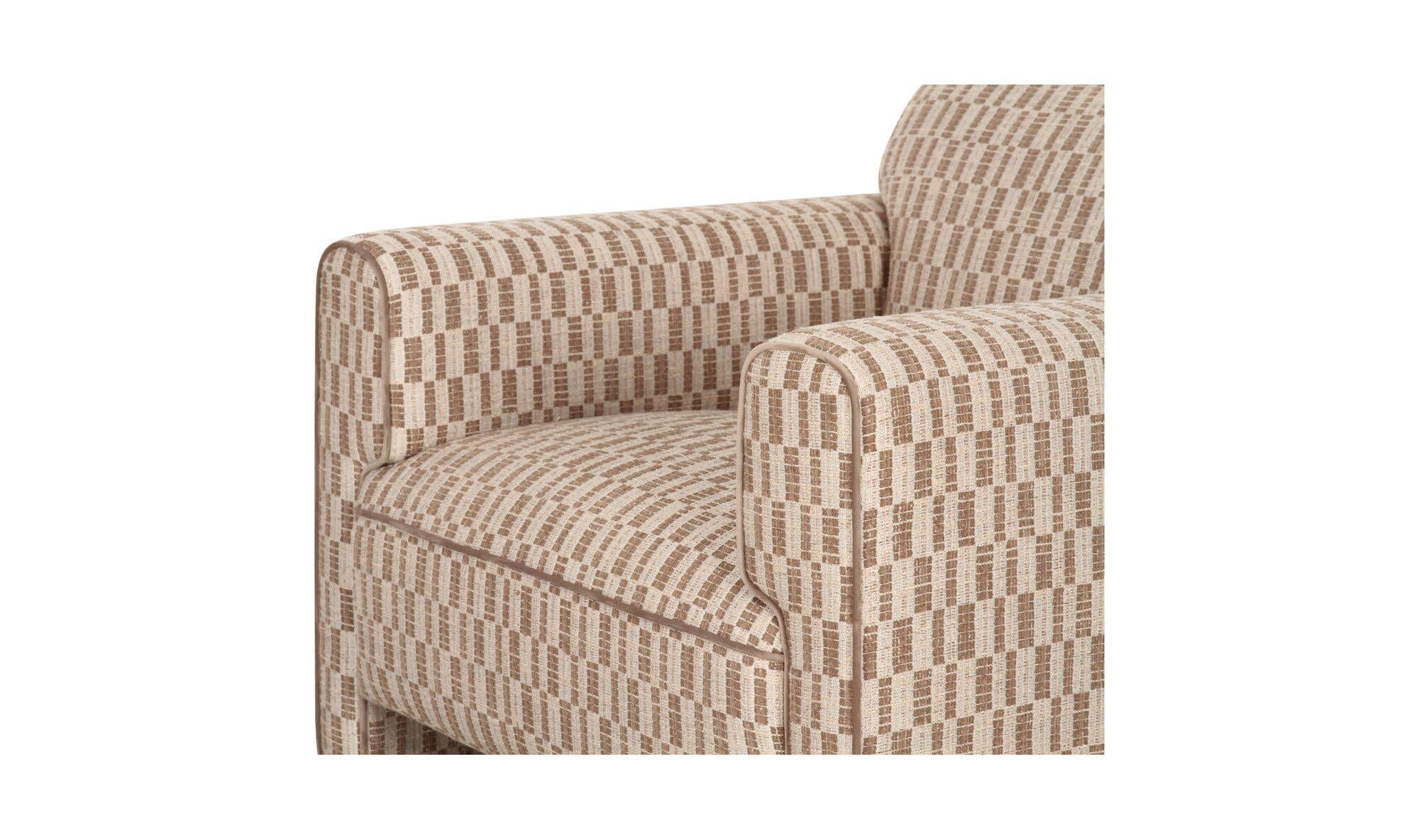 Leo Accent Chair Taupe by Moe's Home Collection - view 11