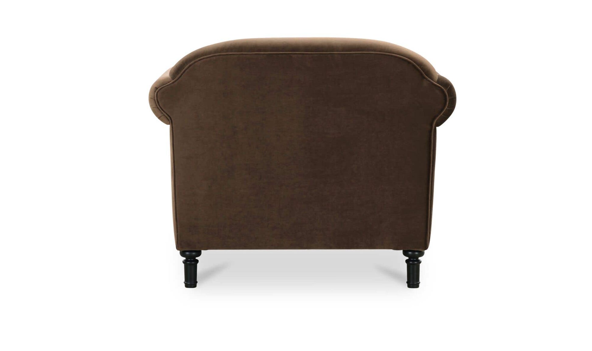 Harmony Accent Chair Dark Brown Faux Mohair by Moe's Home Collection - view 9