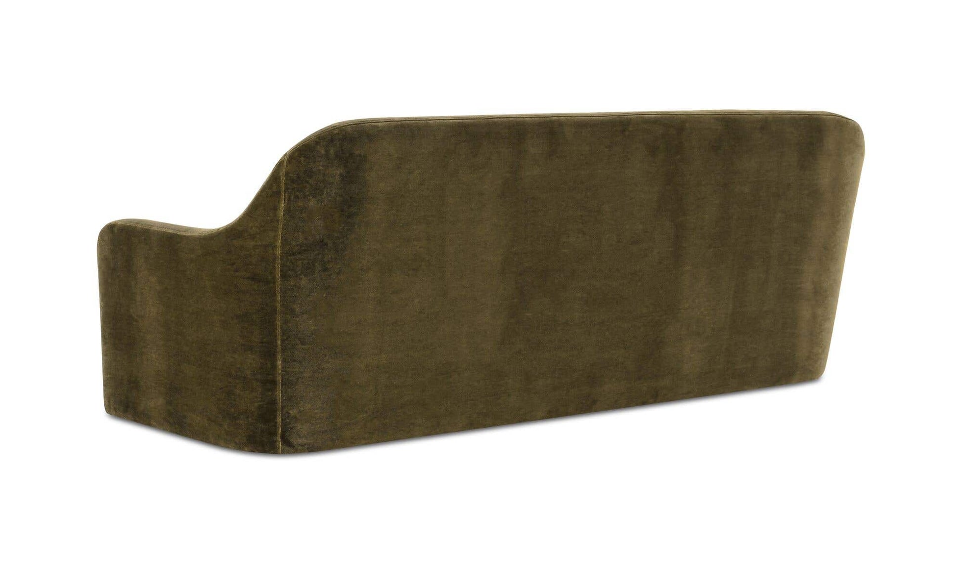Rialto Sofa Dark Green Faux Mohair by Moe's Home Collection - view 9