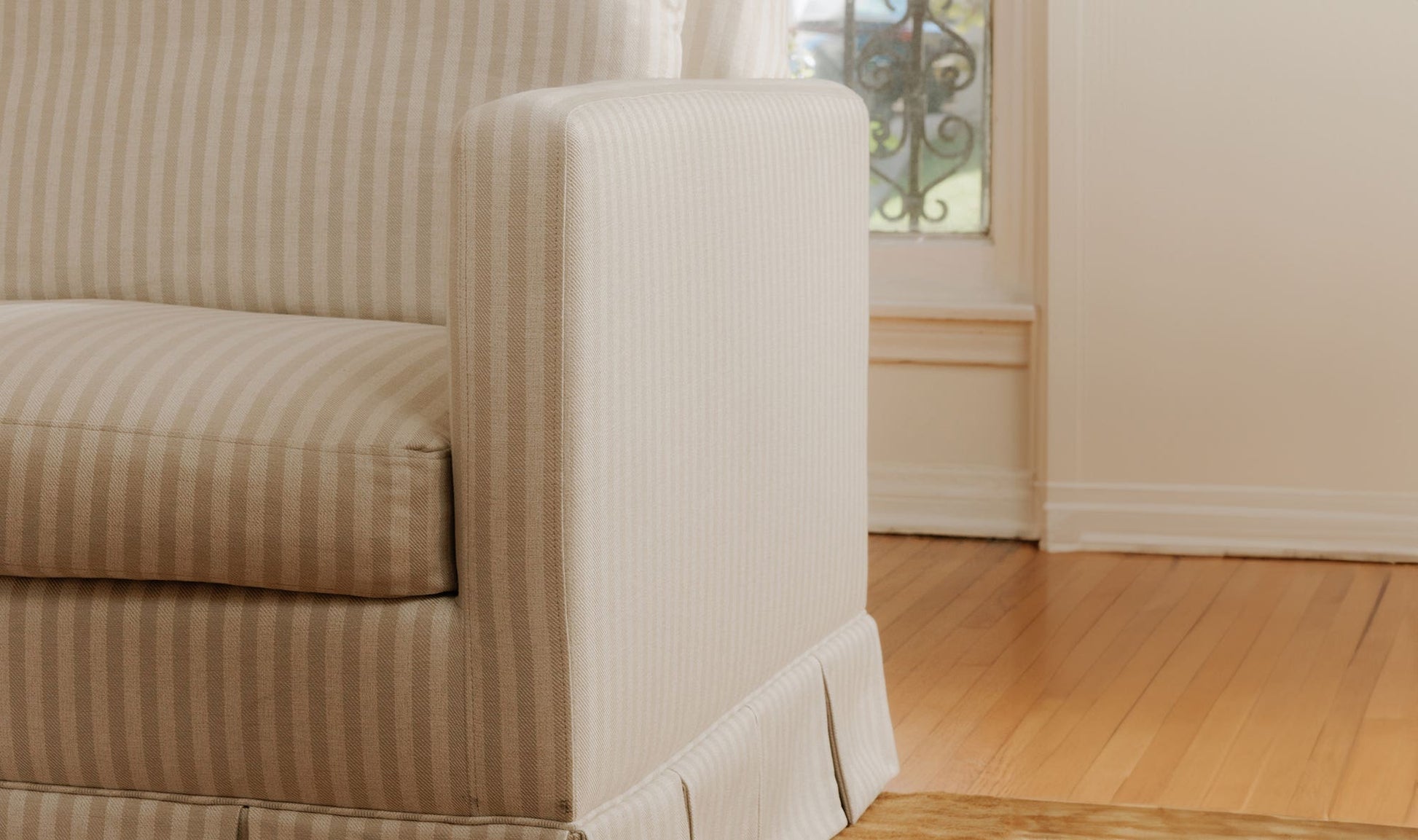 Pellicano Sofa Beige Stripe by Moe's Home Collection - view 8