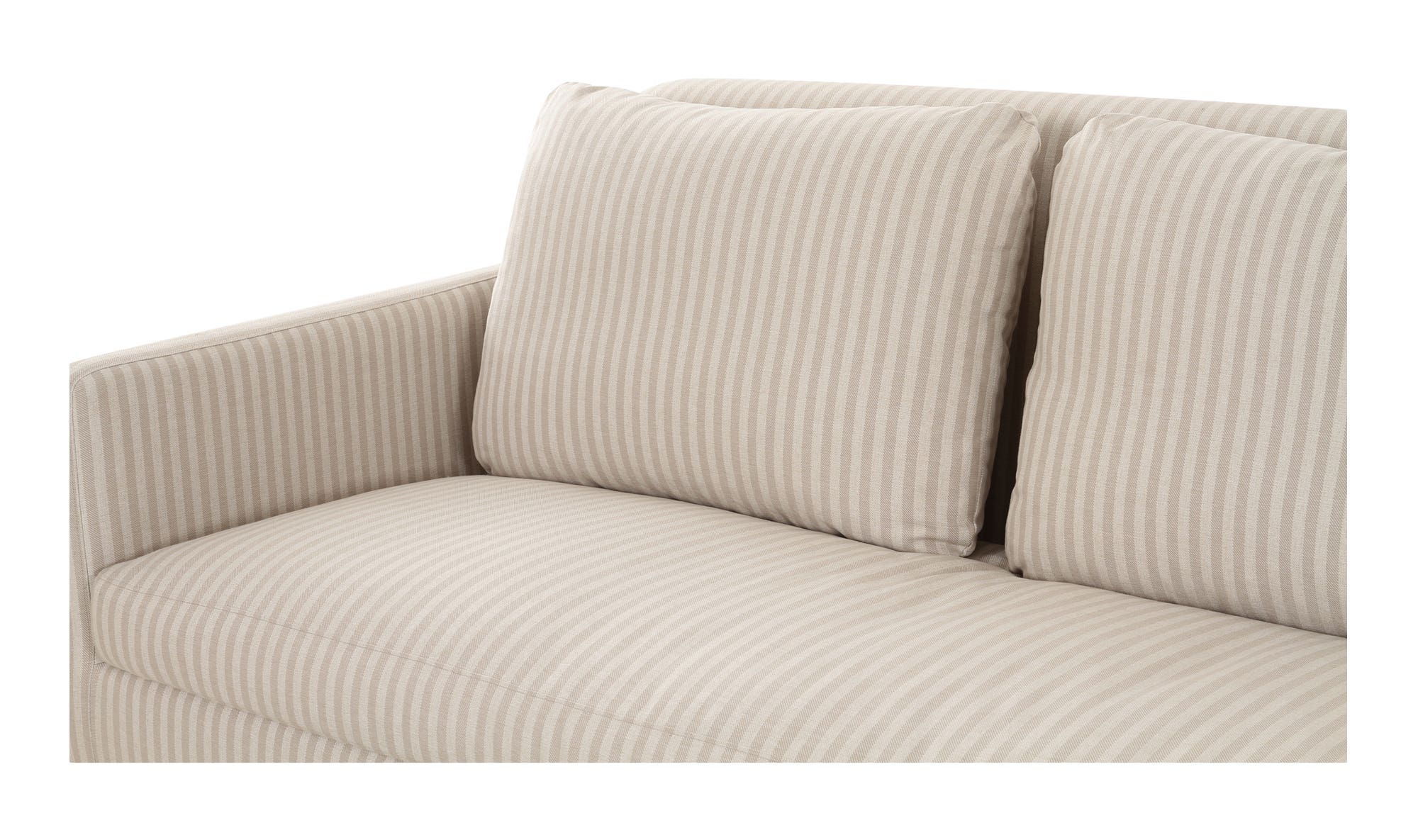 Pellicano Sofa Beige Stripe by Moe's Home Collection - view 13