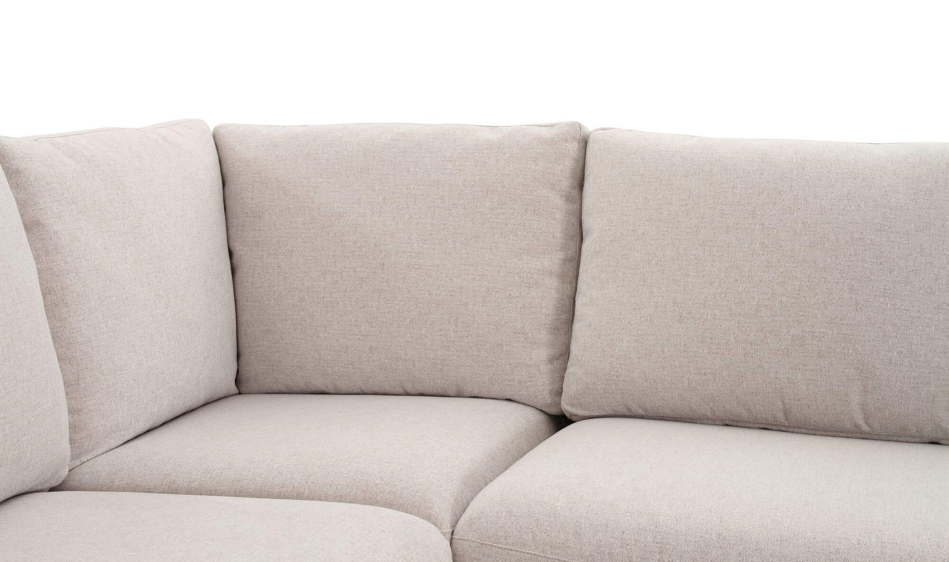 Fable Slipcover Dining Banquette U-Shape Beige 168 in. by Moe's Home Collection - view 11